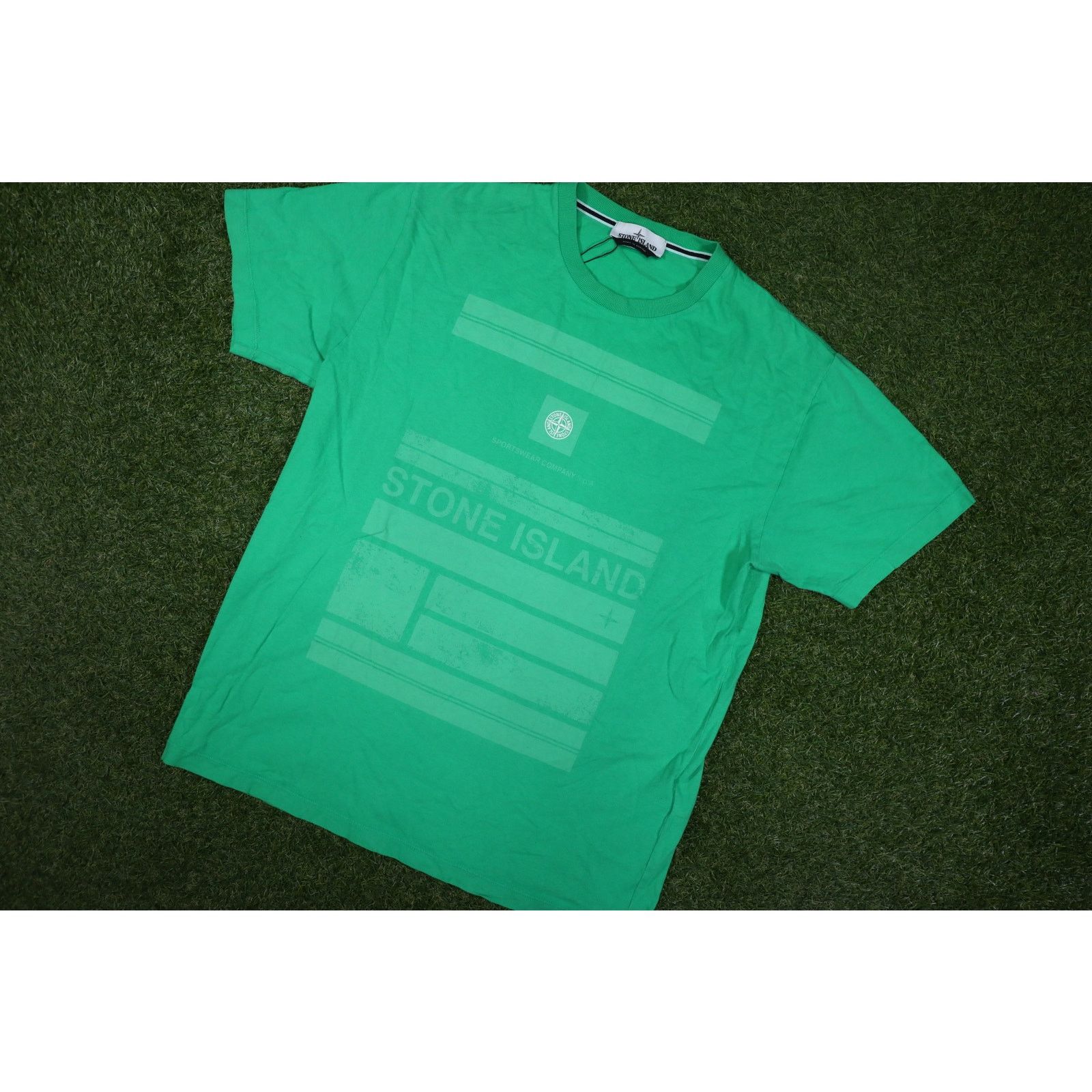 Stone Island Sportswear Company Green T-shirt Size X-Large