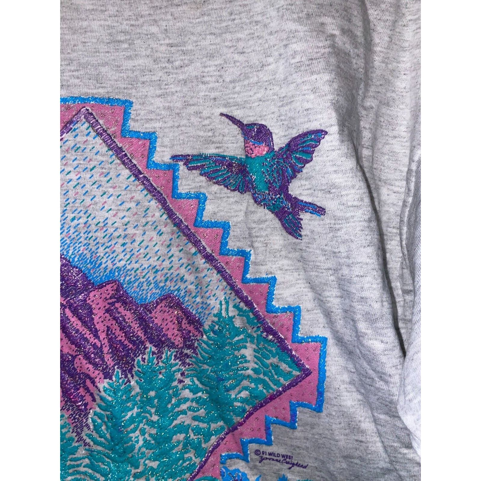 Signal Sport Vintage Grand Canyon North Rim Shirt Gray Graphic Tee VTG L Size US L / EU 52-54 / 3 - 6 Thumbnail