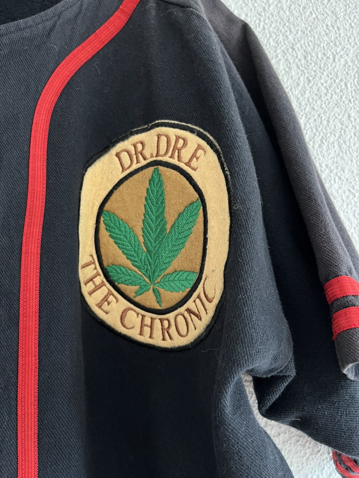 Death Row Records × Dr. Dre × Snoop Dogg Dr. Dre The Chronic Baseball Jersey merch Size US XL / EU 56 / 4 - 3 Thumbnail