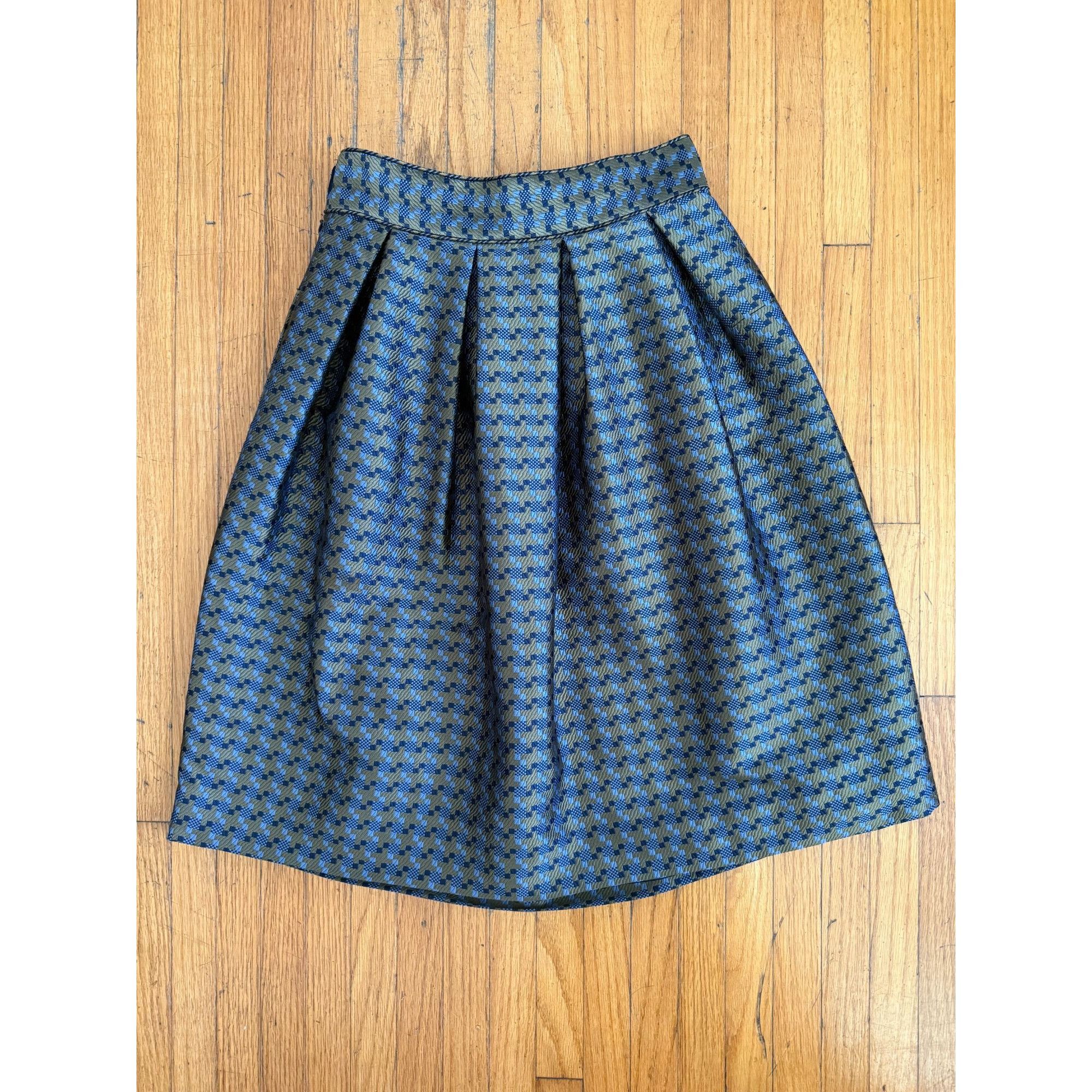 Proenza Schouler Proenza Schouler AW2005 Silk Brocade Box Pleat Skirt – Size Size 25" / US 0 / IT 36 - 3 Thumbnail