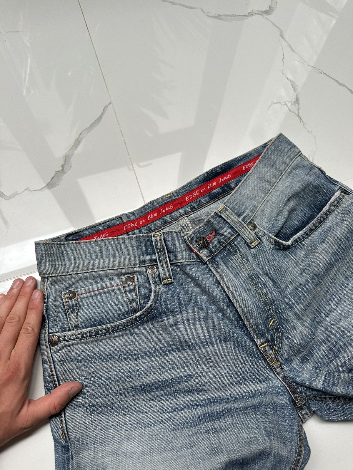 Edwin × Japanese Brand × Vintage EDWIN VINTAGE Y2K STREETWEAR JAPAN JEANS Size US 31 - 8 Thumbnail