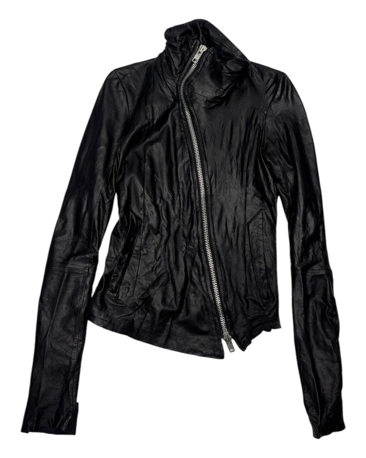 ジャケット・アウター archive LHP asymmetry leather jacket archive LHP asymmetry leather jacket