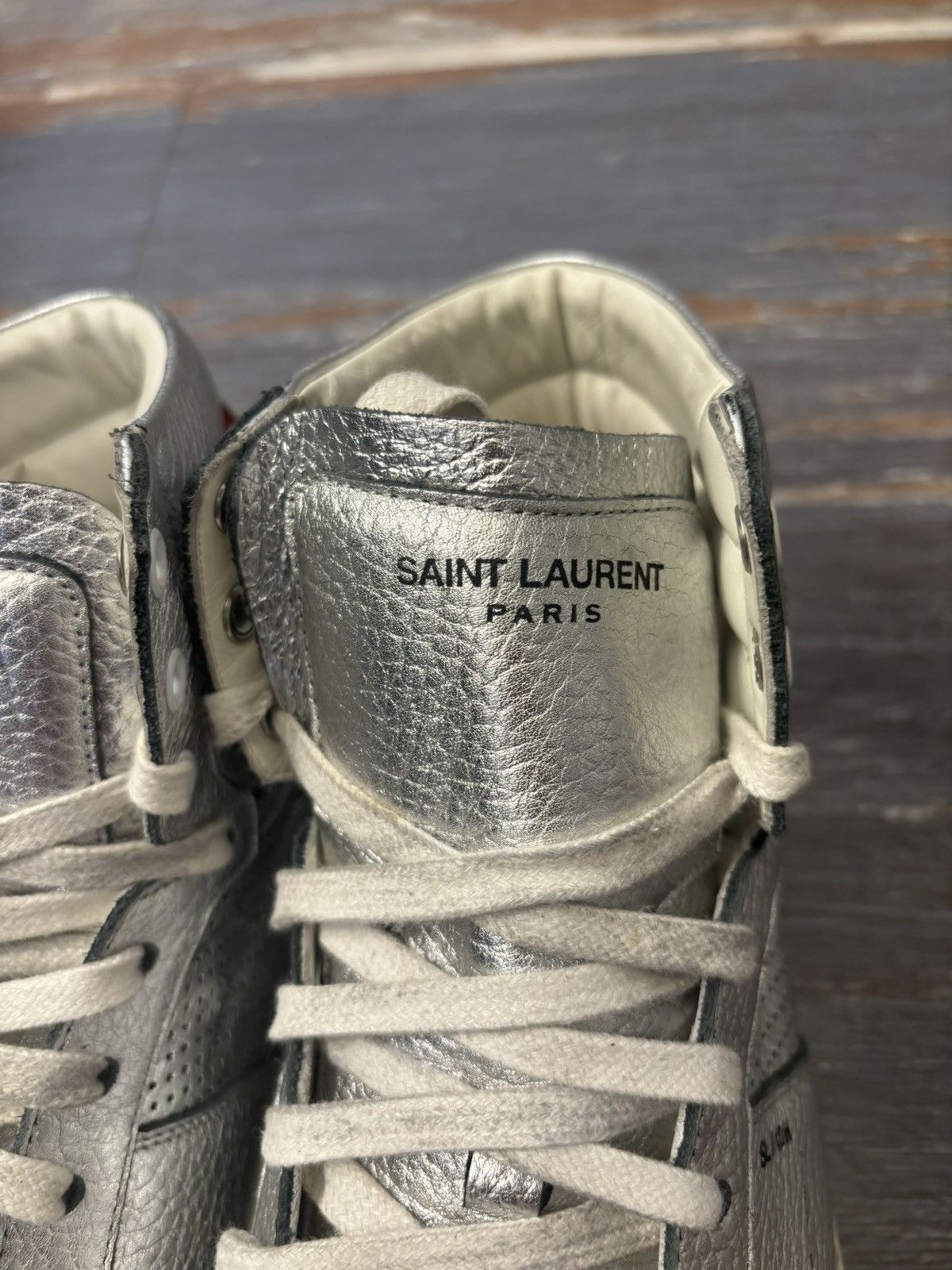 Saint Laurent Paris Saint Laurent PL-10 Silver Size 10 Size US 10 / EU 43 - 5 Thumbnail