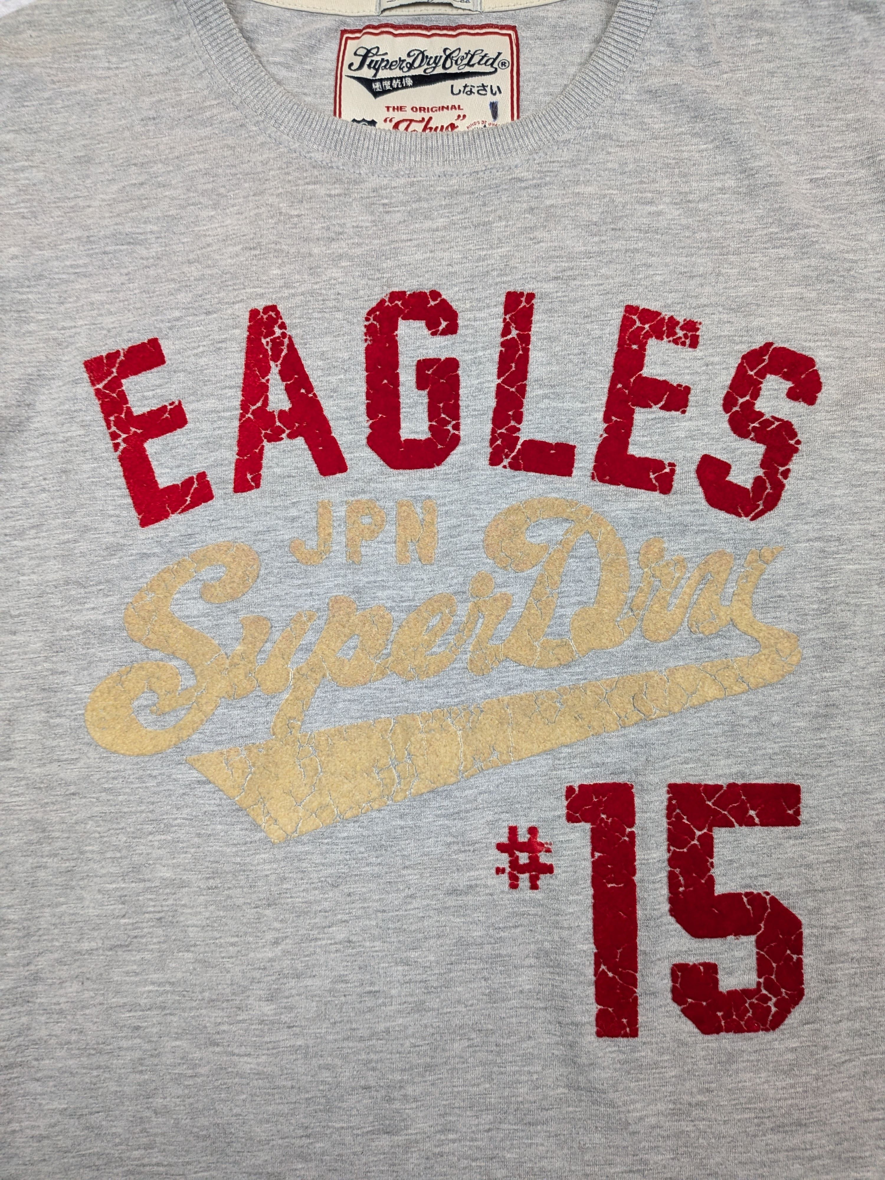 Superdry Superdry Lean Eagle Vintage Grey Graphic T-Shirt Size M / L Size US L / EU 52-54 / 3 - 4 Thumbnail