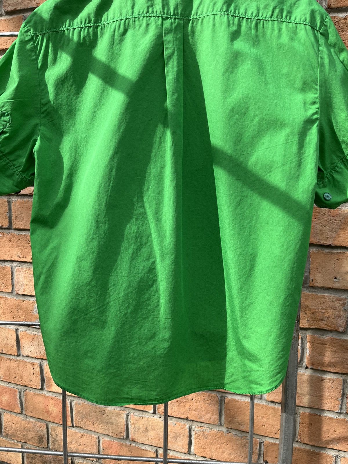 Acne Studios Acne Studios Green Button-Up Shirt Size M / US 6-8 / IT 42-44 - 6 Thumbnail