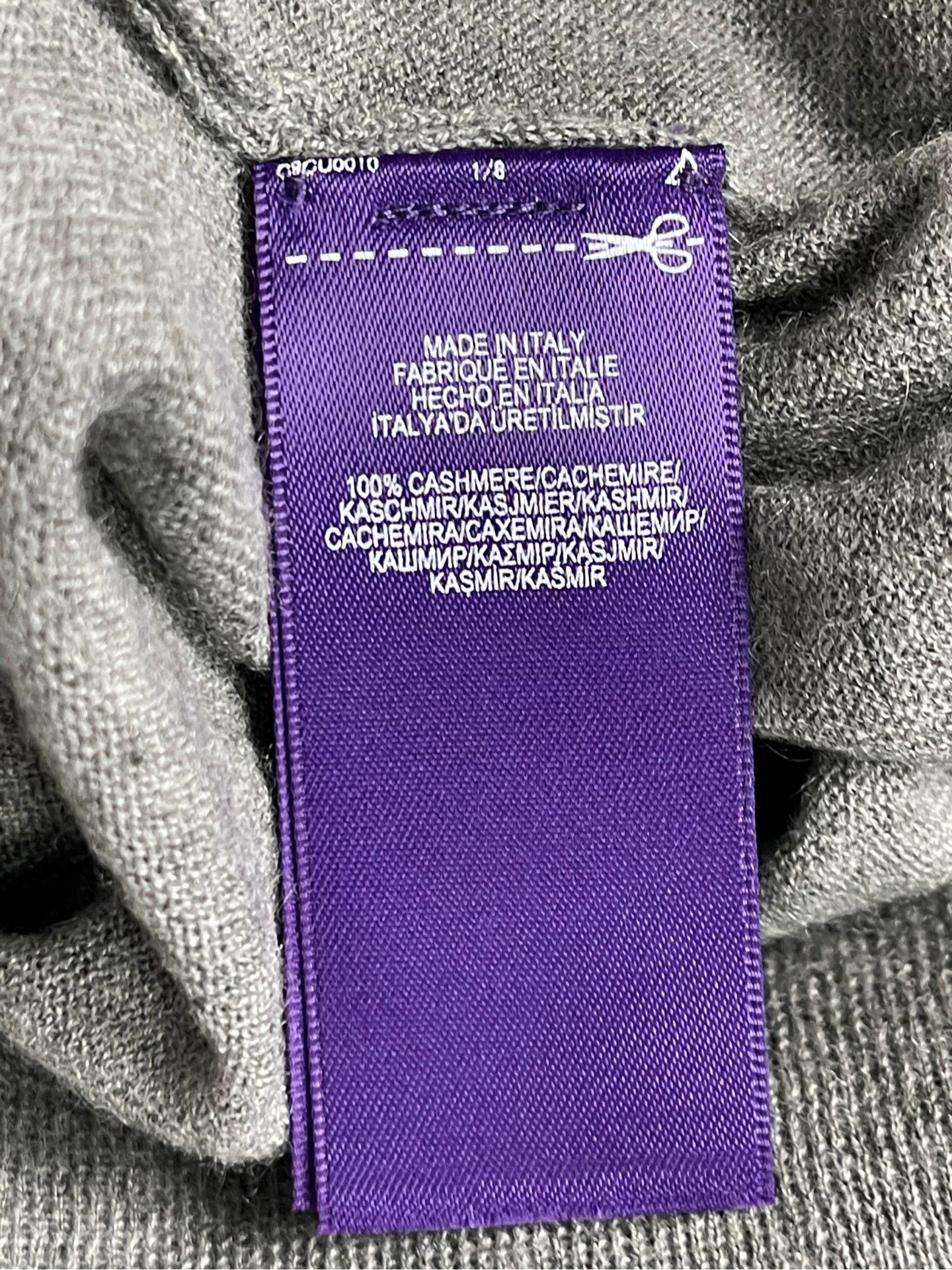 Polo Ralph Lauren Ralph Lauren Purple Label Cashmere Turtleneck M Size US M / EU 48-50 / 2 - 6 Thumbnail