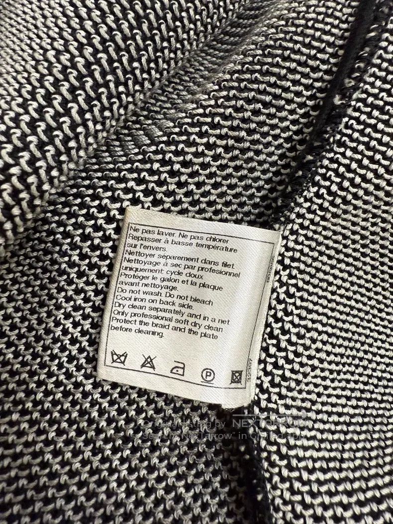 Chanel Chanel Black and white knitted dress Size XS / US 0-2 / IT 36-38 - 7 Thumbnail