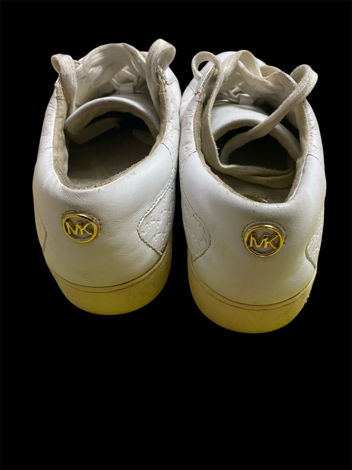 Michael Kors Michael Kors White Leather Sneakers Women’s US 8M / EU 38.5 Size US 8 / IT 38 - 5 Thumbnail