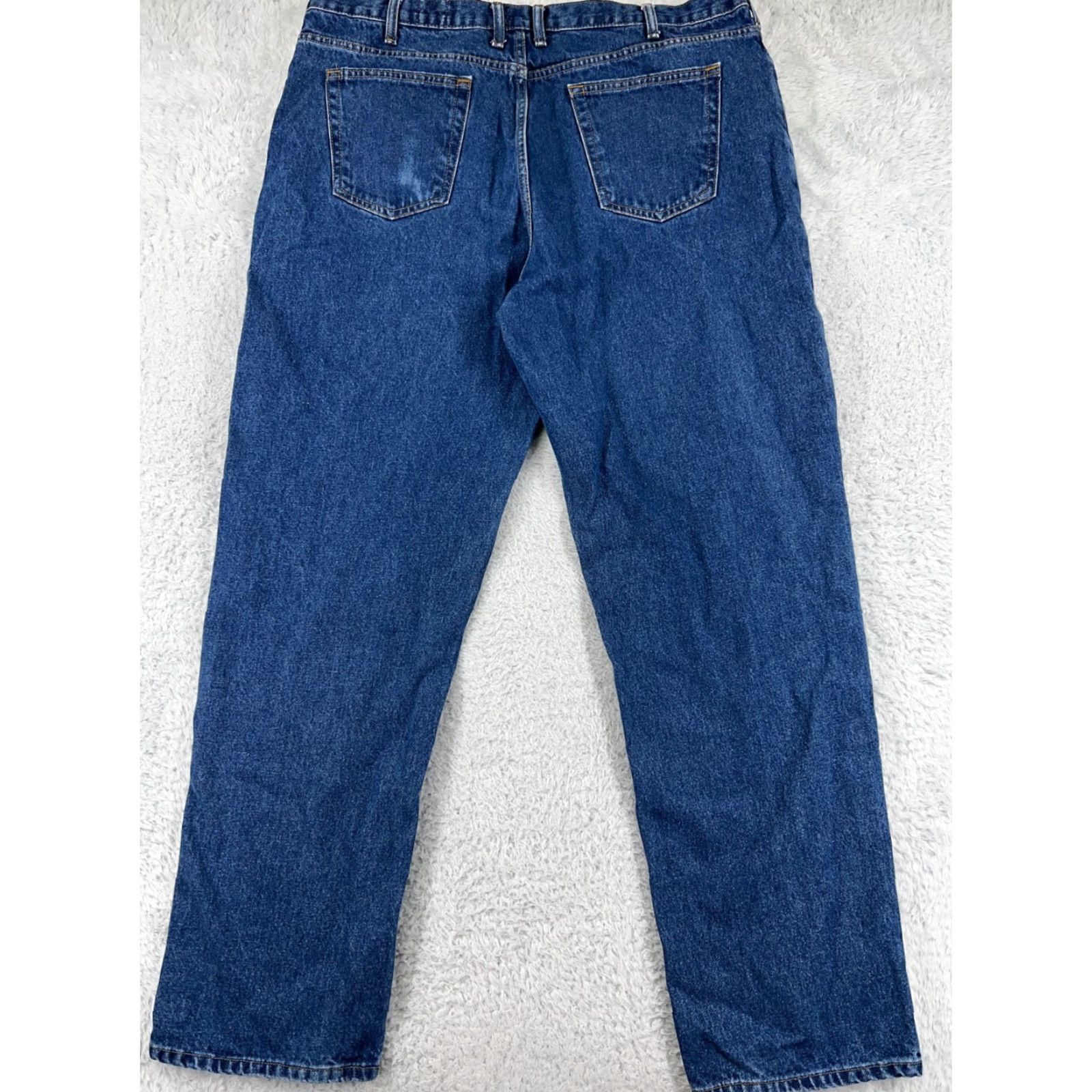 Vintage Redhead Jeans Mens 42 Blue Denim Basspro 100% Cotton Camp Fishing Size US 42 / EU 58 - 2 Thumbnail