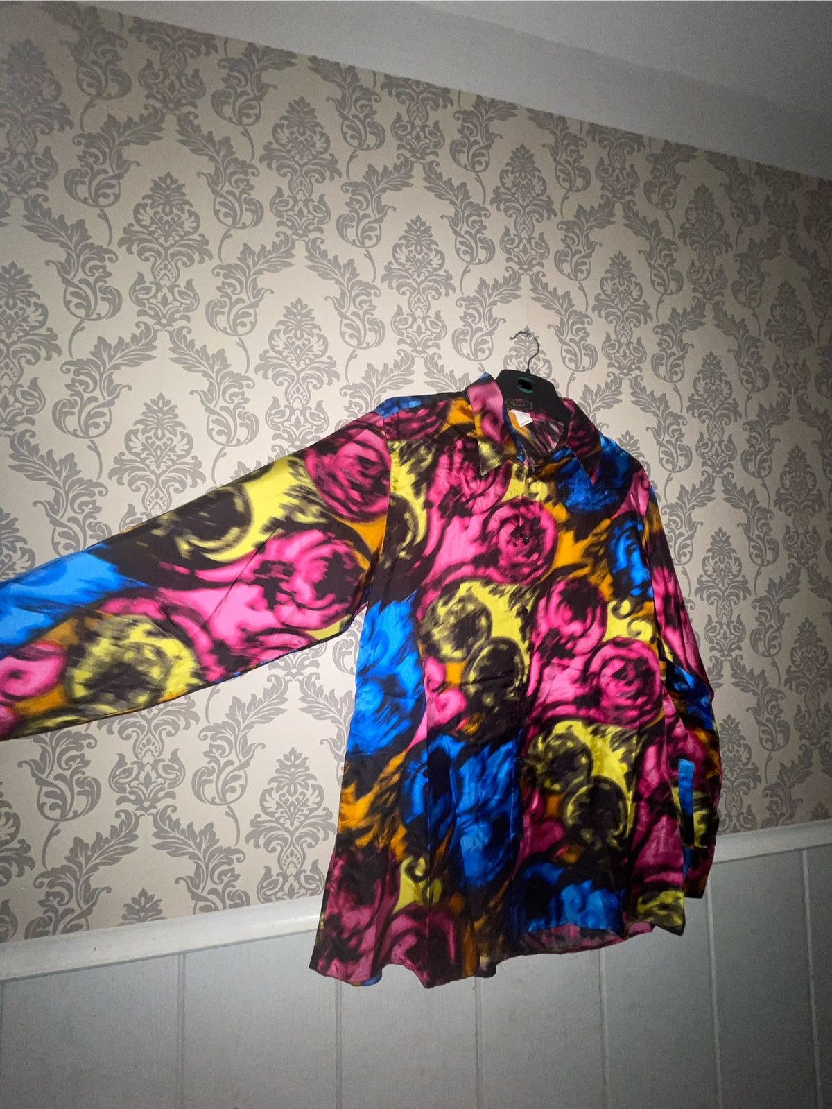 Versace RARE Vintage Versace Silk Shirt – Collector’s Archive Piece Size US L / EU 52-54 / 3 - 4 Thumbnail