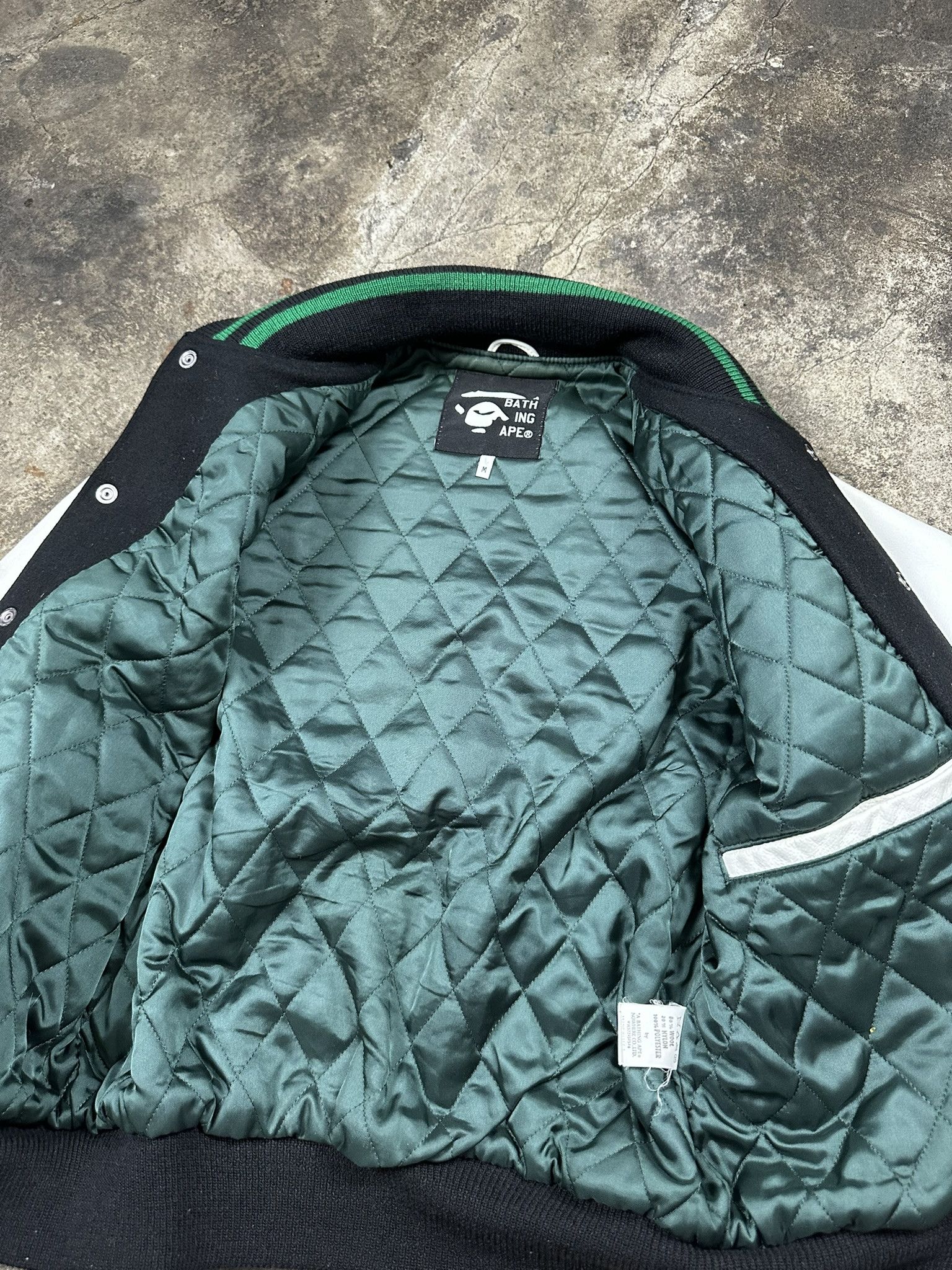 Bape Rare 2001 BAPE Batman Wool Varsity Jacket 2000s Size US M / EU 48-50 / 2 - 8 Thumbnail