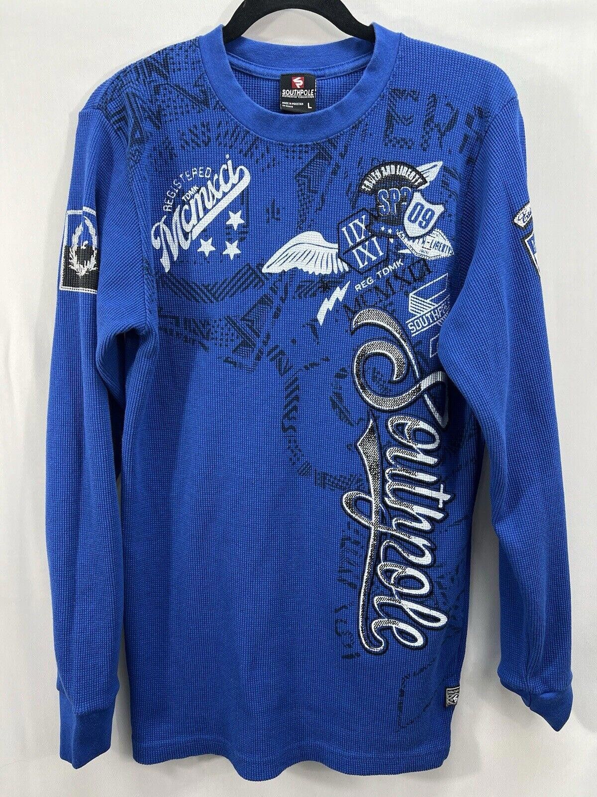 Southpole Vntg SouthPole (Men L) Thermal (2 Sleeve Design-RARE),#TG Size US L / EU 52-54 / 3 - 1 Thumbnail