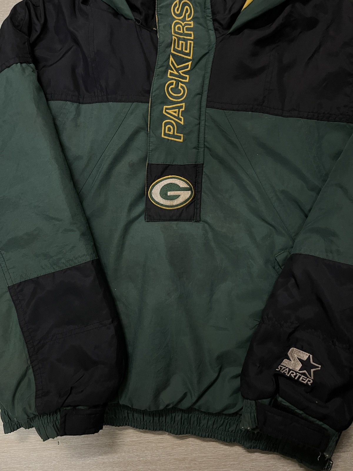 Starter × Vintage Vintage Green Bay Packers Starter Jacket Size US XL / EU 56 / 4 - 4 Thumbnail