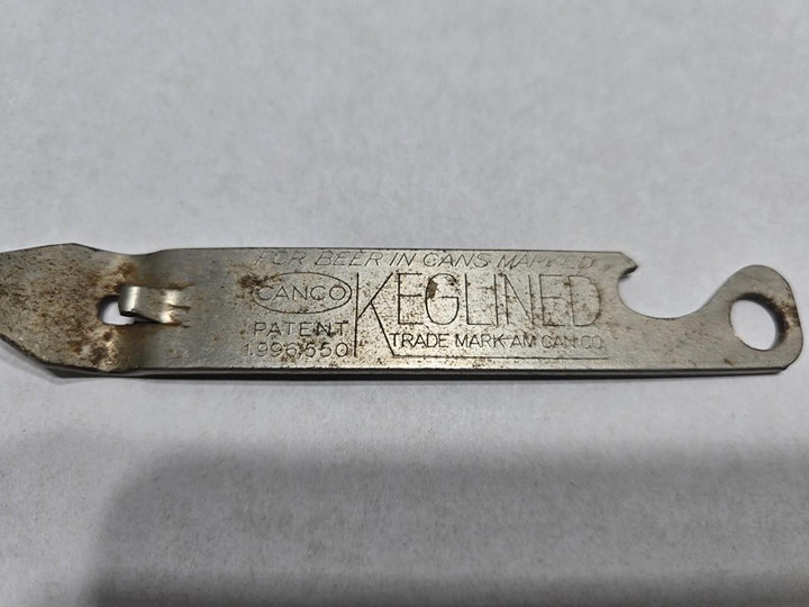 Pabst Blue Ribbon Vintage: 1950's: CANCO: Pabst Blue Ribbon: Can/Bottle Opener Size ONE SIZE - 2 Thumbnail