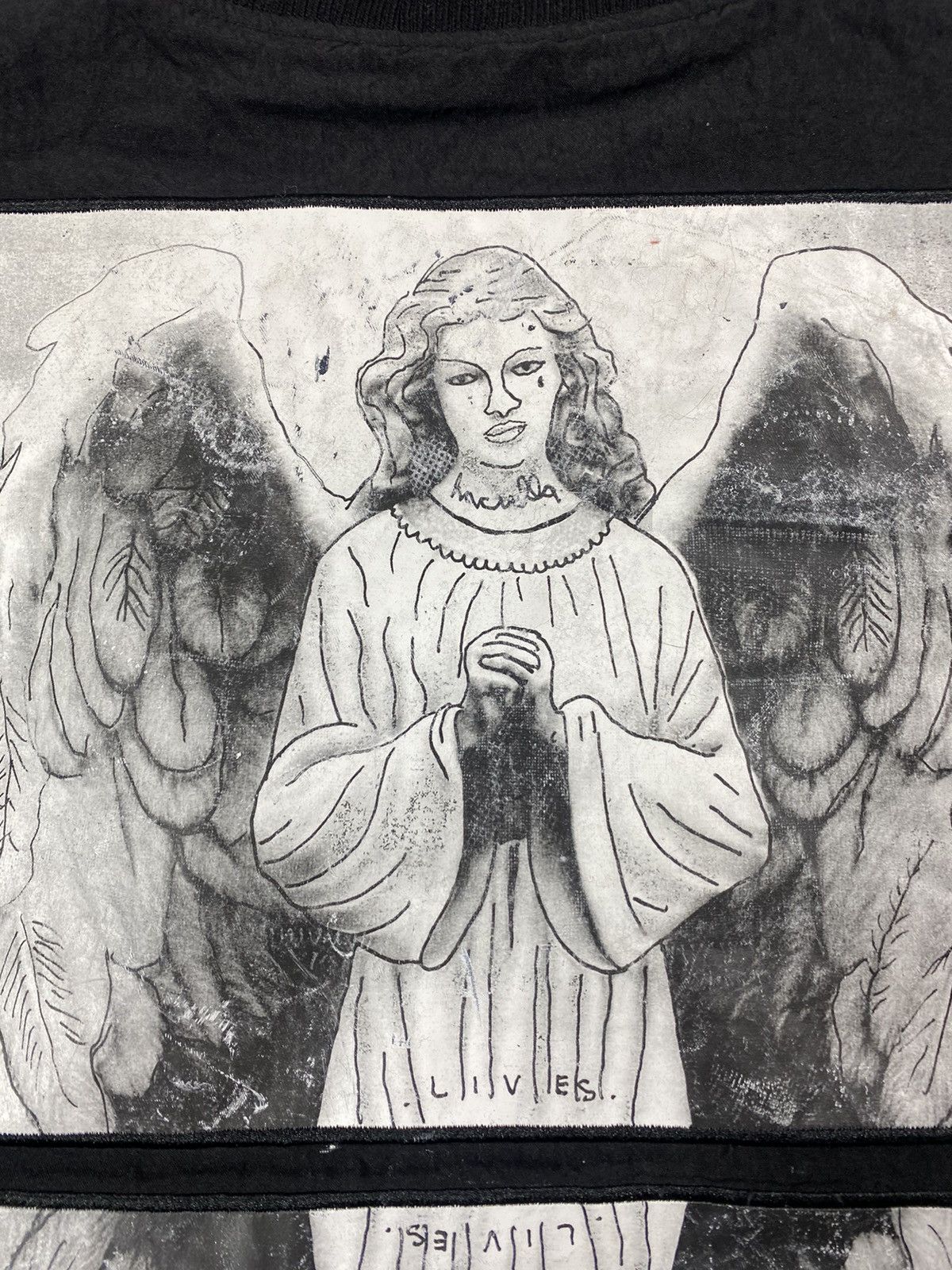 Haculla Haculla- Hand Painted Mirror Angel Bomber Jacket Size US L / EU 52-54 / 3 - 7 Thumbnail