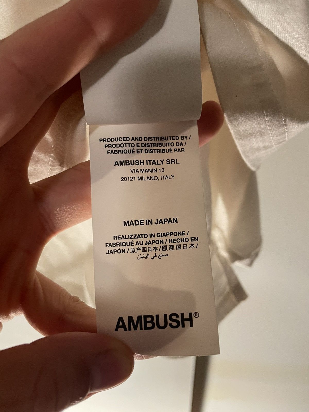 Ambush Design F1 Ambush tshirt / made in Japan Size US M / EU 48-50 / 2 - 7 Thumbnail