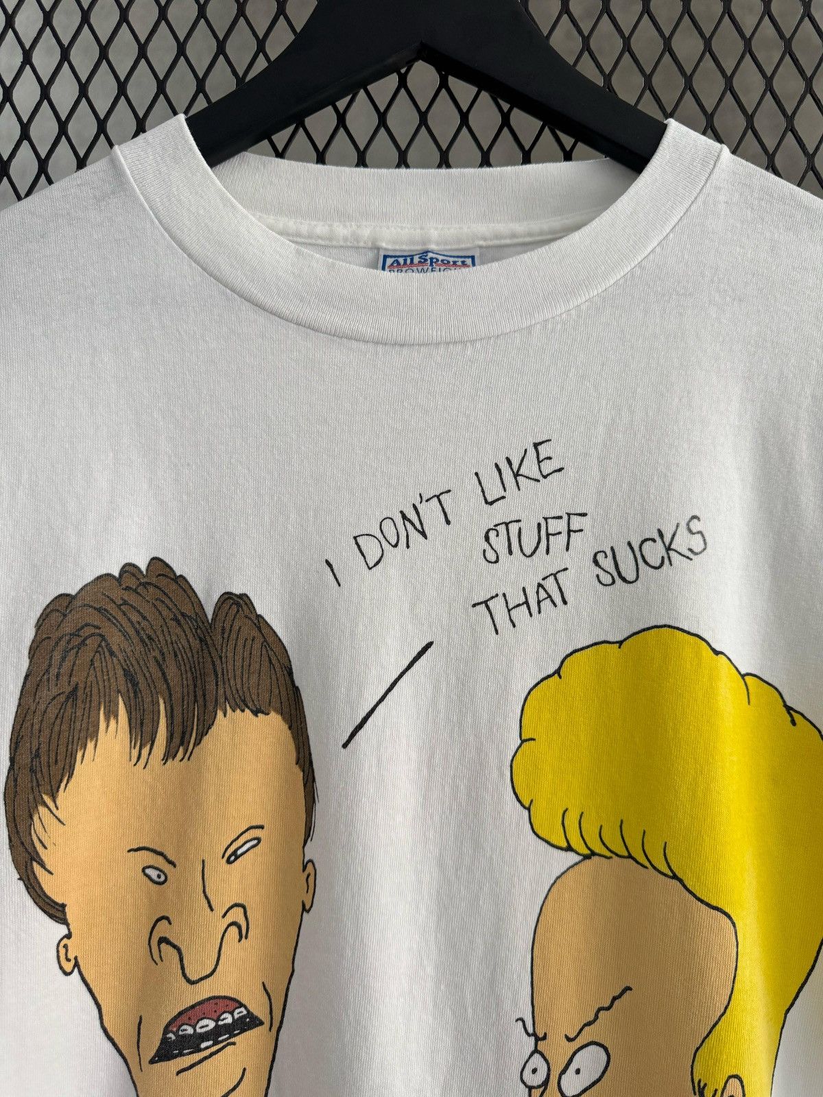 Band Tees × Vintage Vintage 1993 Beavis & Butthead I Don’t Like Stuff Tee Size US L / EU 52-54 / 3 - 2 Thumbnail