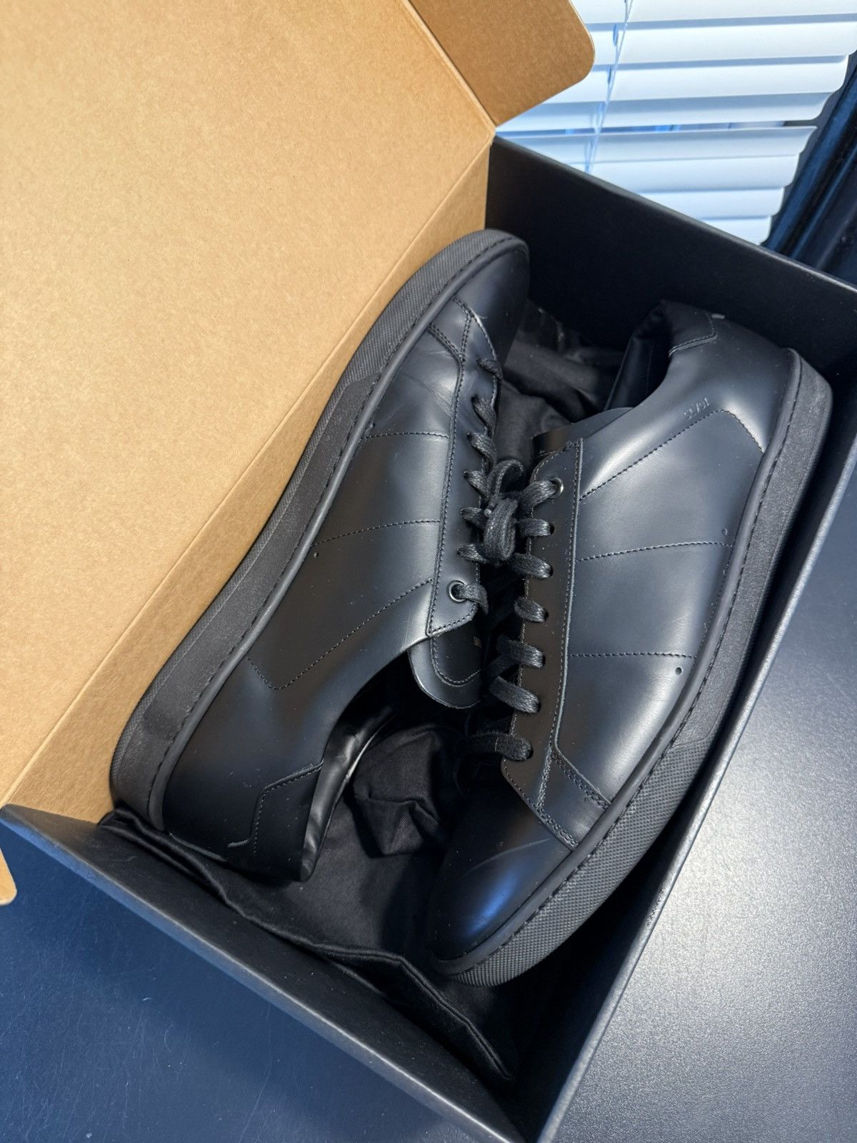 Saint Laurent Paris Saint Laurent Paris Court Classic Sneakers Size 45.5 / 12.5 Size US 12.5 / EU 45-46 - 21 Thumbnail