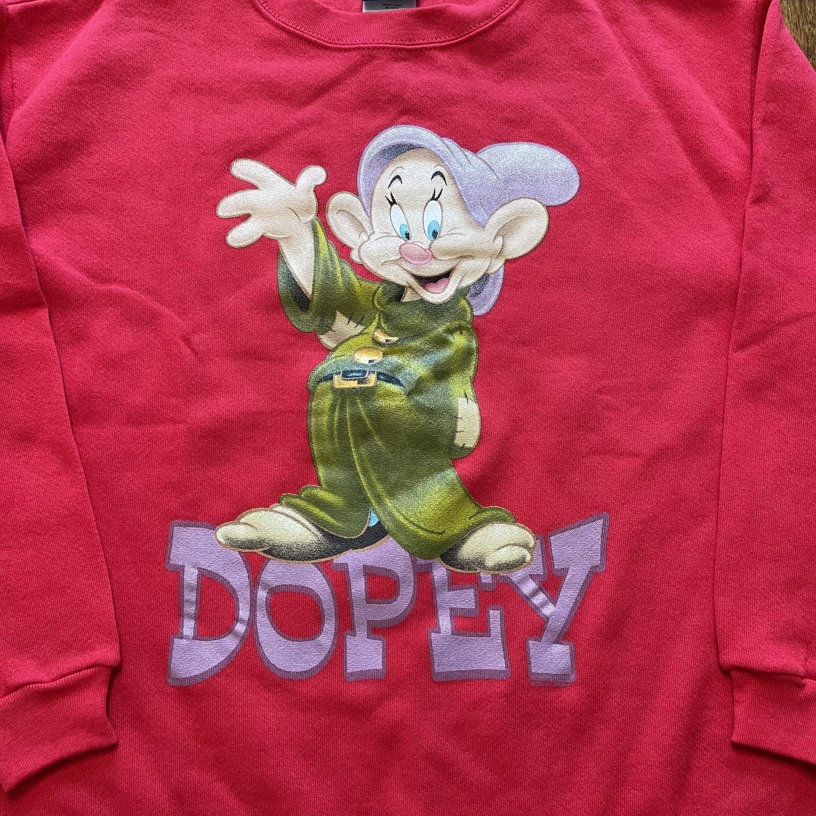 Disney Vintage Disney Dopey Sweatshirt S/M Red Crewneck Graphic 90s Size US M / EU 48-50 / 2 - 3 Thumbnail