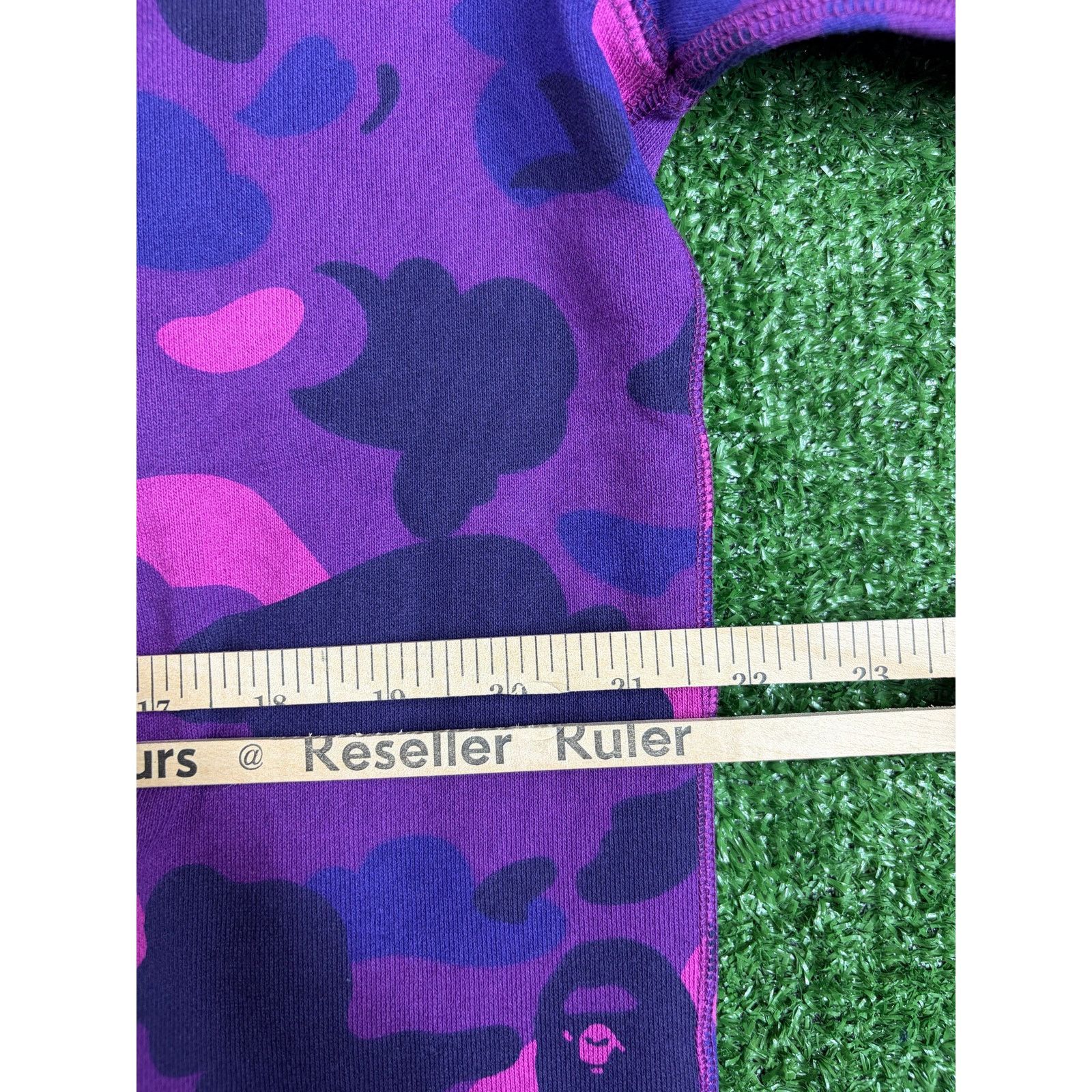 Bape BAPE Color Camo Embroidery Shark Purple Crewneck Large Size US L / EU 52-54 / 3 - 6 Thumbnail