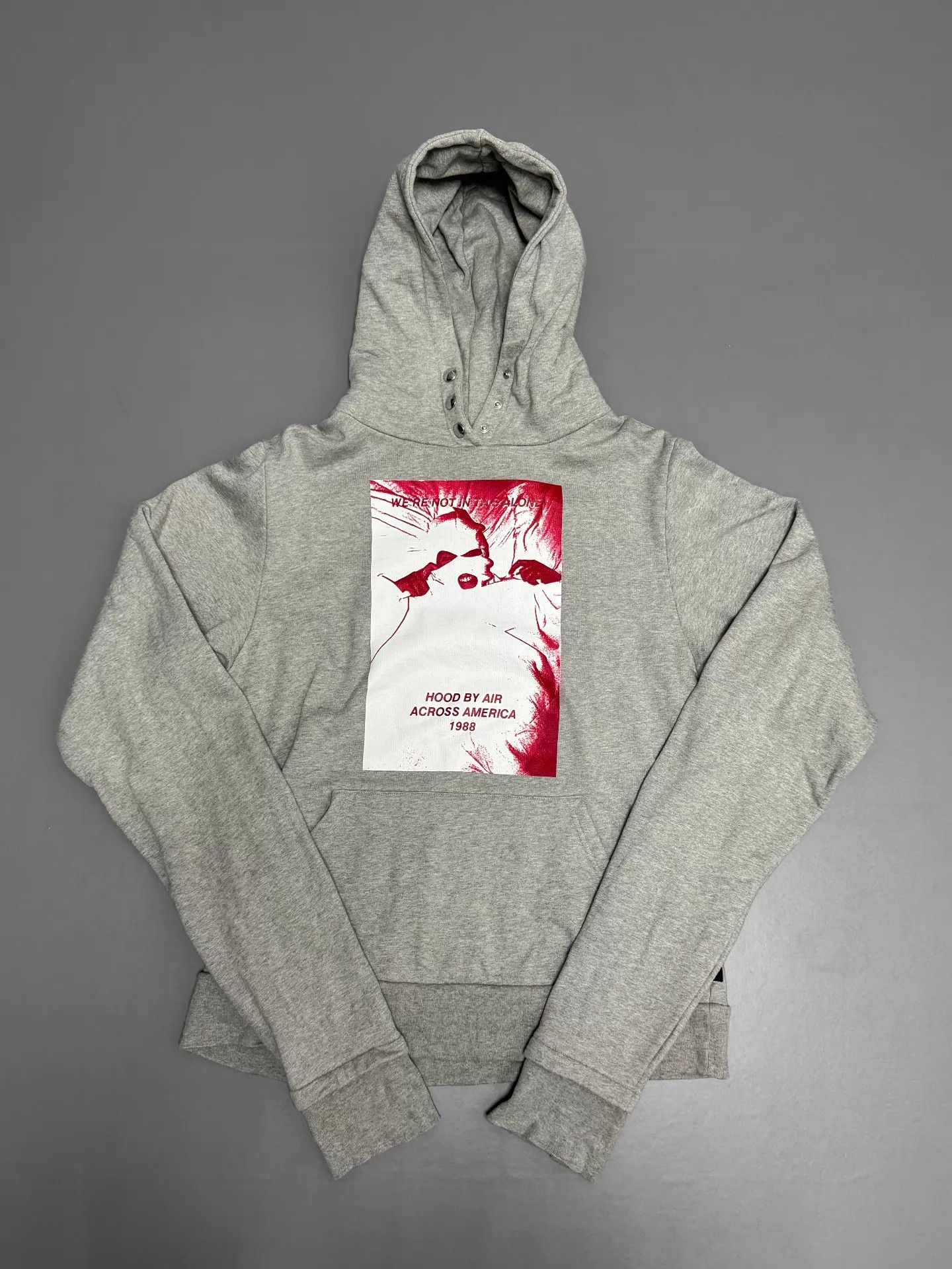 Hood By Air HBA Thief Portrait Ninja Sleeve Sweatshirt M 9.5/10 16fw Size US M / EU 48-50 / 2 - 1 Thumbnail