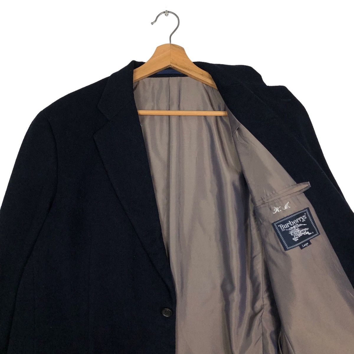 Burberry 🔥Vintage Wool Jacket Chore Burberrys Double Breast Size US L / EU 52-54 / 3 - 12 Thumbnail