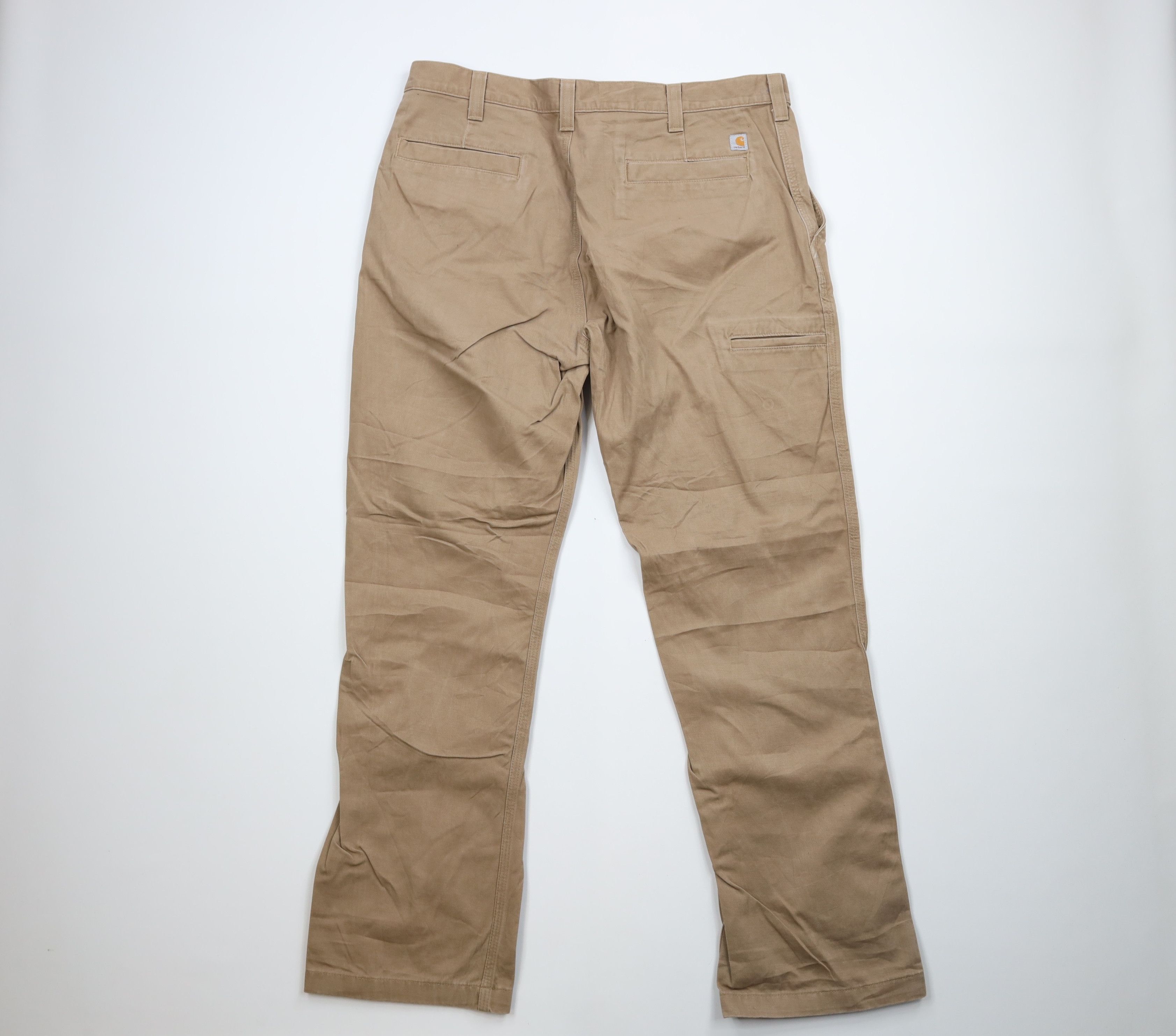 Carhartt Carhartt Spell Out Relaxed Fit Wide Leg Pants Brown Size US 38 / EU 54 - 10 Thumbnail