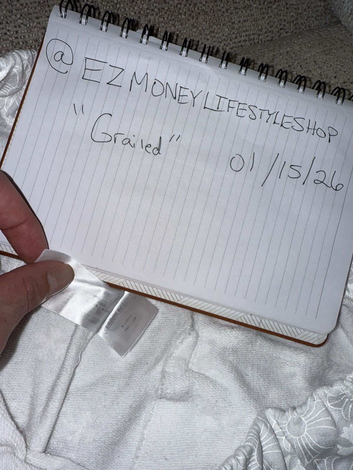 Chrome Hearts Chrome Hearts White Cross Sweat Pants XL Size US 34 / EU 50 - 6 Thumbnail