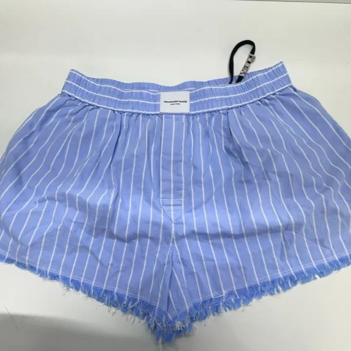Alexander Wang Alexander Wang SS23 Logo Print Striped Shorts - Size 30" / US 8 / IT 44 - 7 Thumbnail