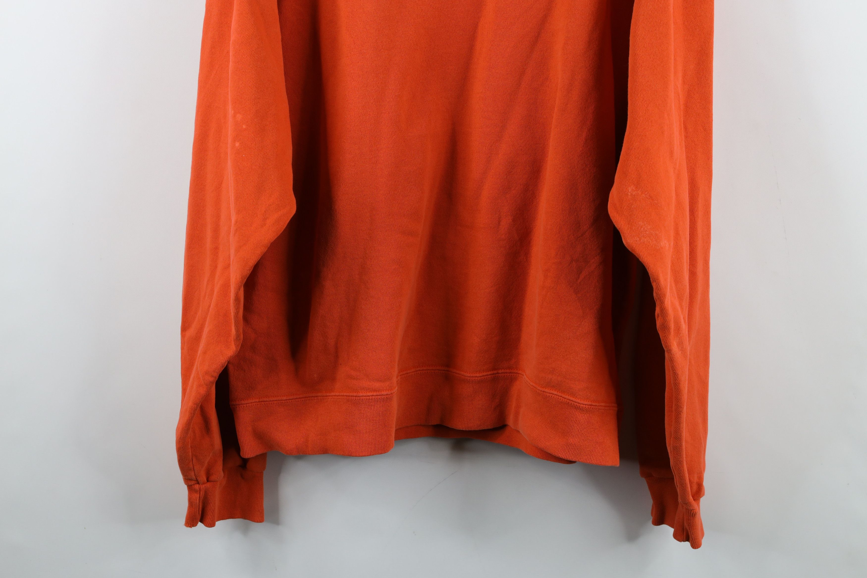 Champion Vintage 90s Champion Monochrome Crewneck Sweatshirt Orange Size US XL / EU 56 / 4 - 14 Thumbnail