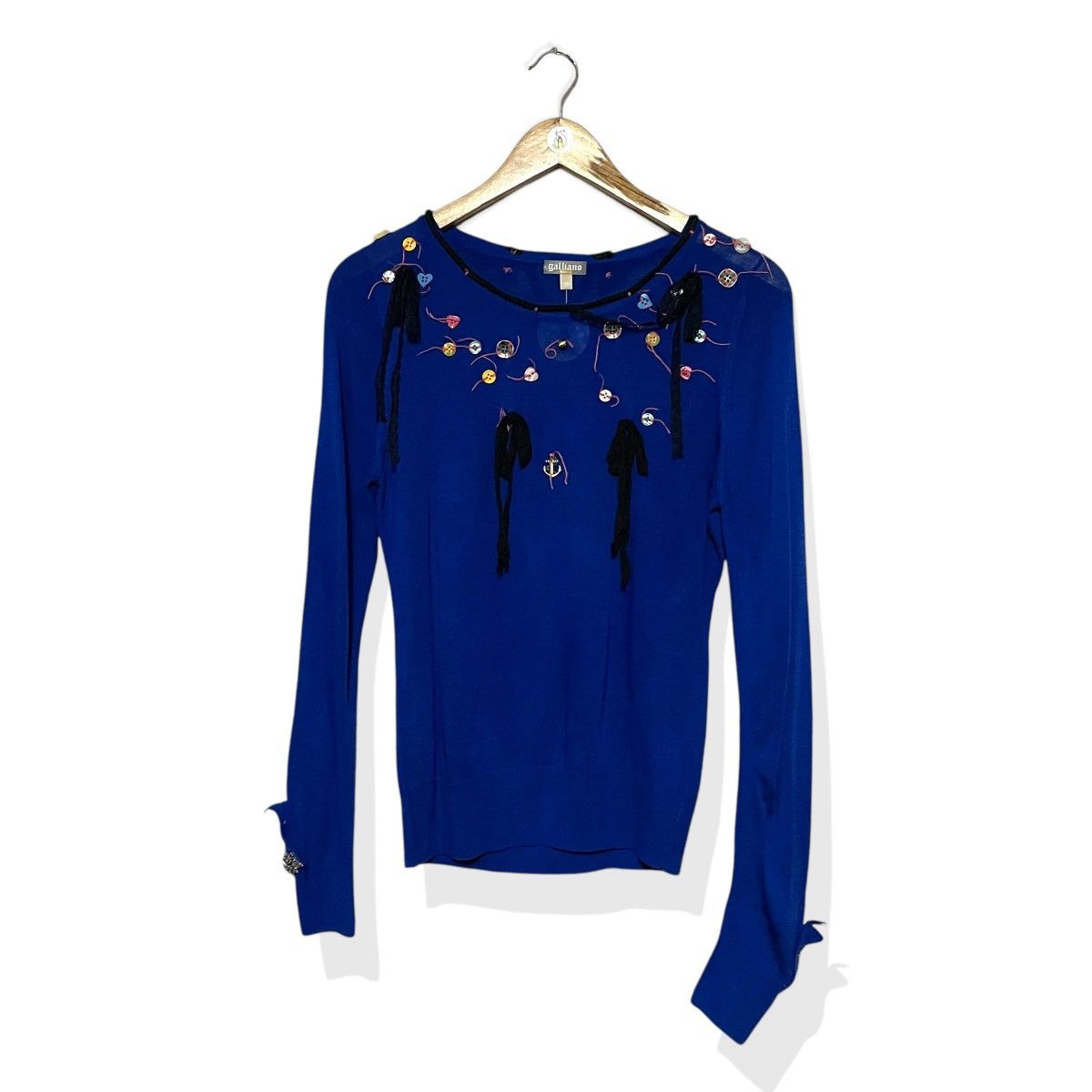 John Galliano Galliano Knitted Button Sweater Size M / US 6-8 / IT 42-44 - 1 Thumbnail