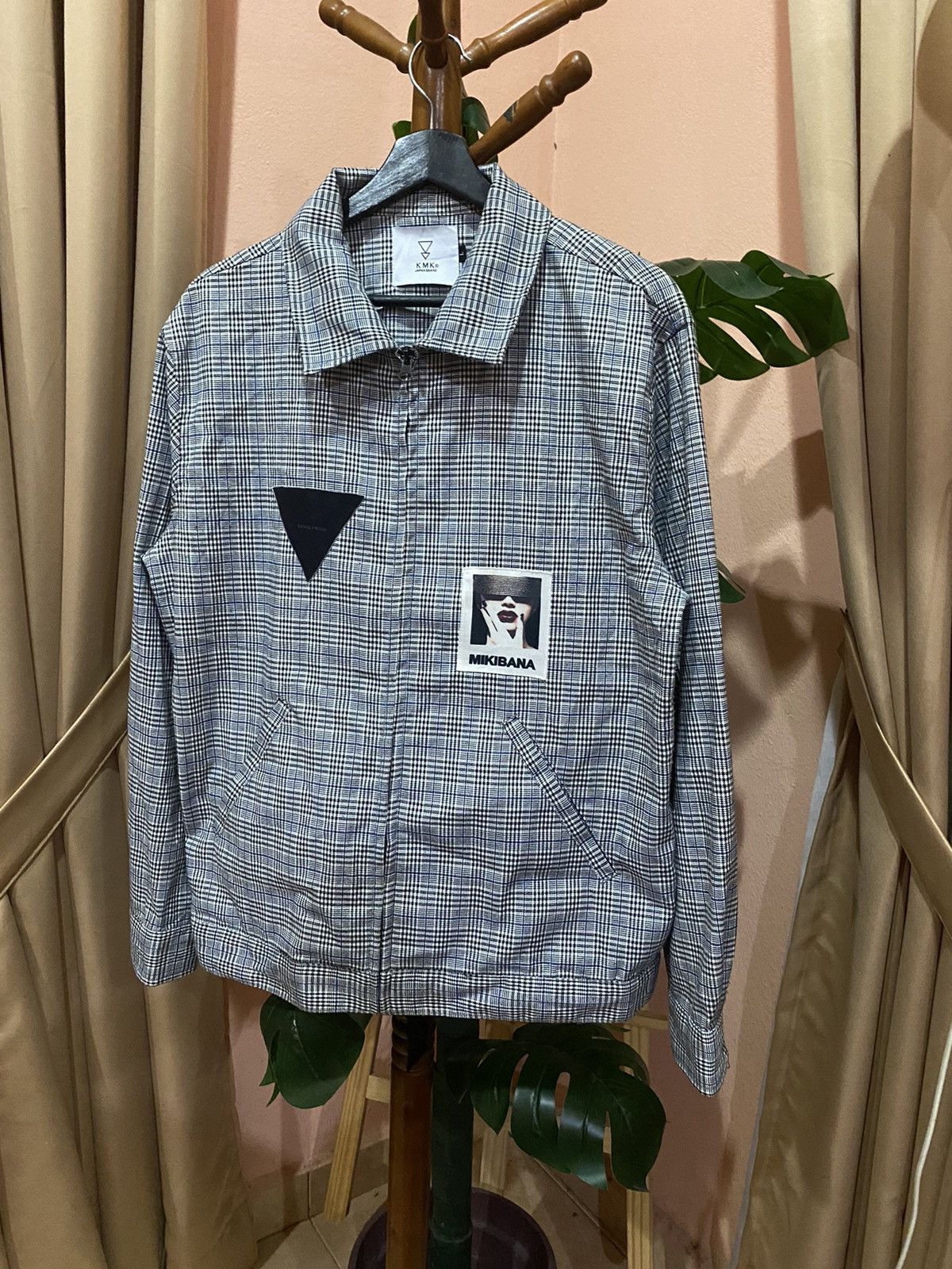 Japanese Brand × KMRii KMK JAPAN PLAID RICK OWEN INSPIRED JACKET Size US L / EU 52-54 / 3 - 4 Thumbnail