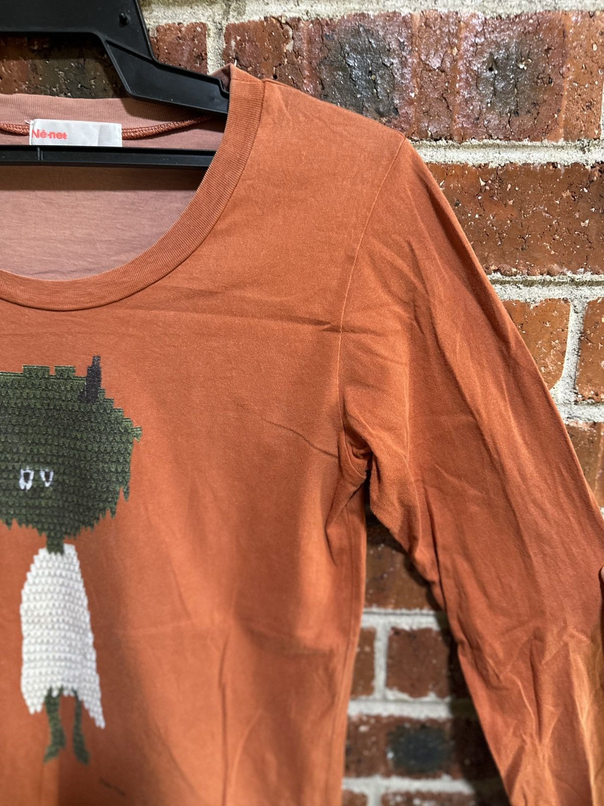 Ne-Net Vintage Ne-Net Long Sleeve Faded Tee Size S / US 4 / IT 40 - 8 Thumbnail