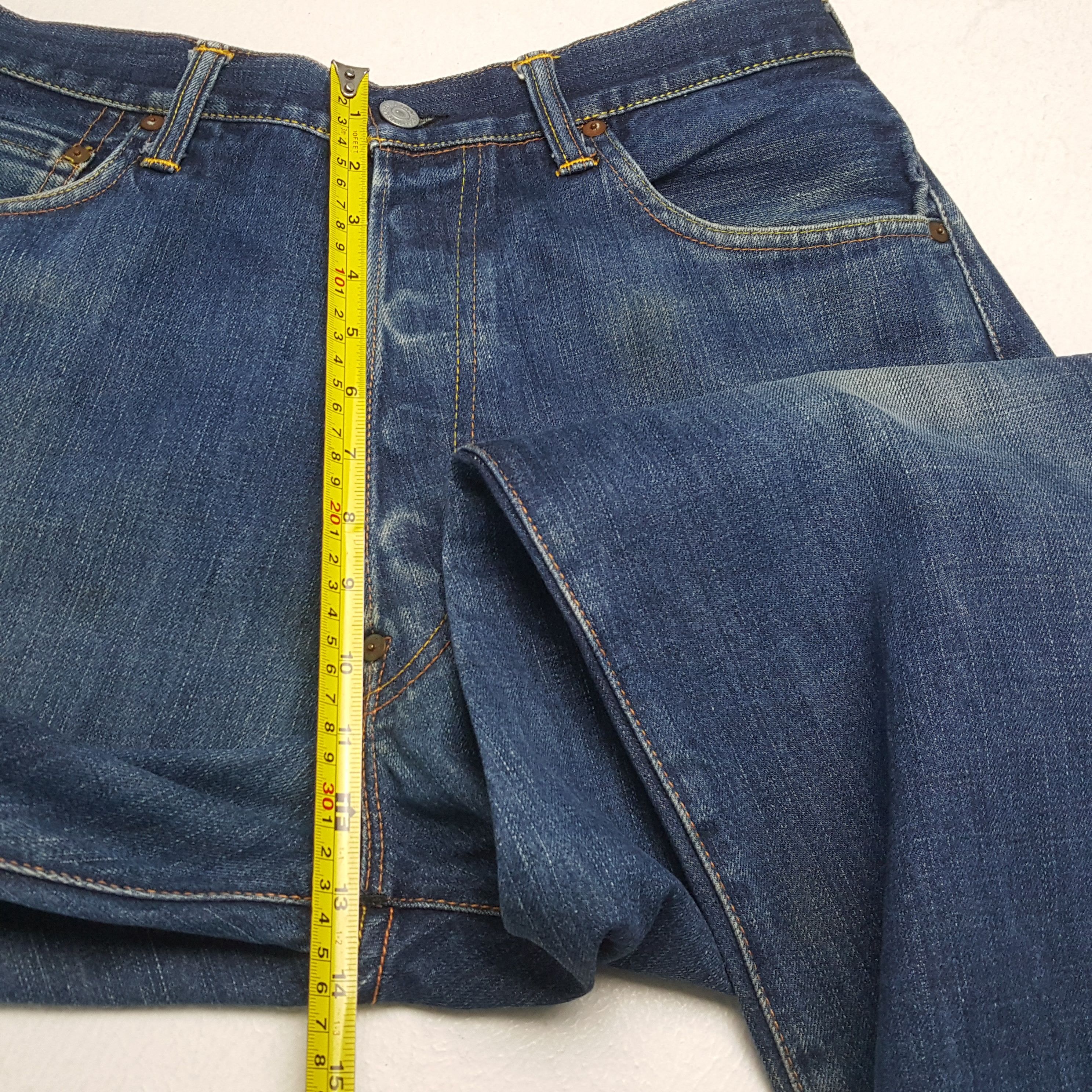 Evisu × Vintage EVISU Japanese Brand Streetwear Custom Daicock Jeans Size US 32 / EU 48 - 8 Thumbnail
