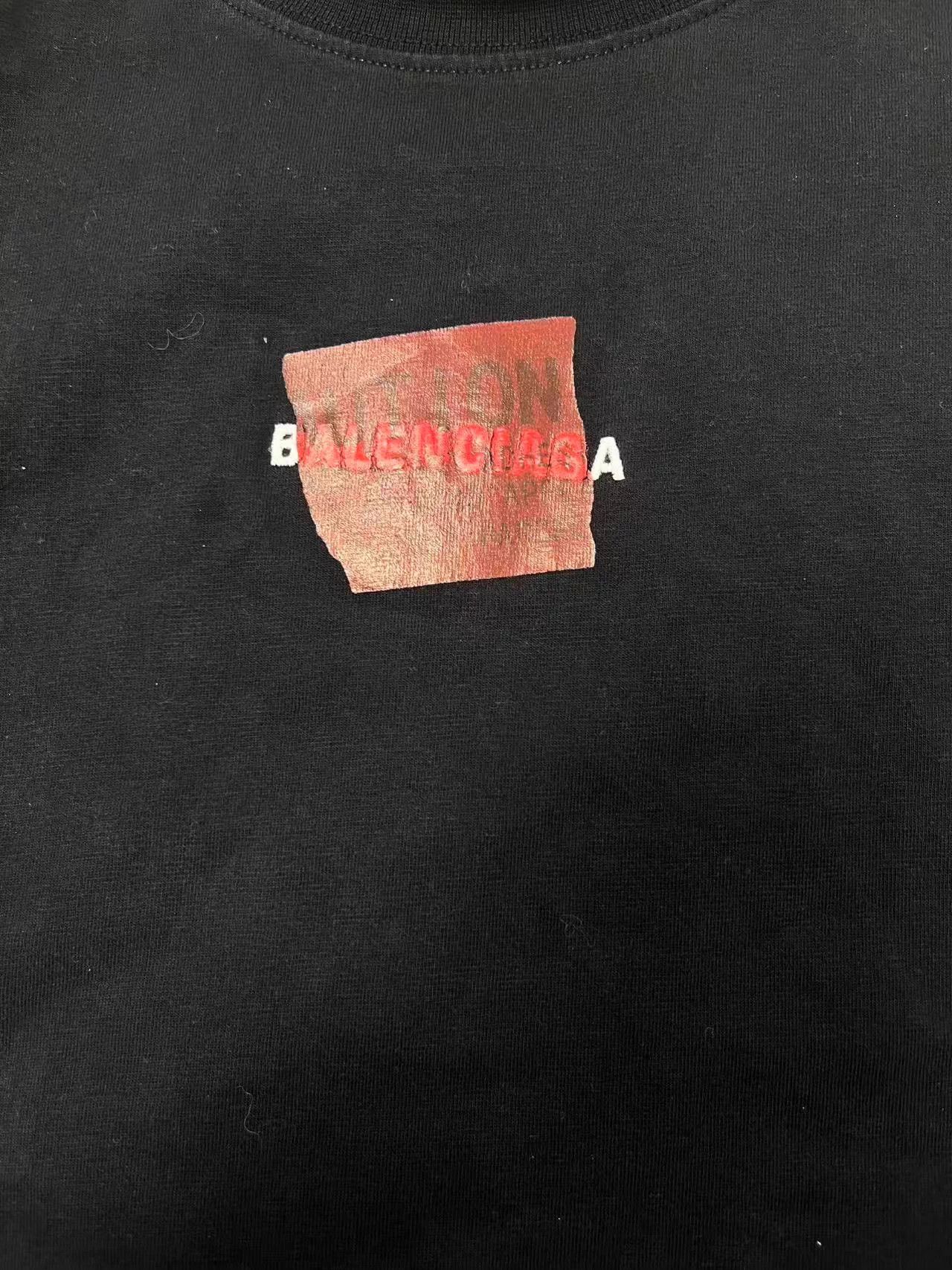 Balenciaga Balenciaga Back Tape Letter Logo Regular Fit Men's M Near Size US M / EU 48-50 / 2 - 3 Thumbnail