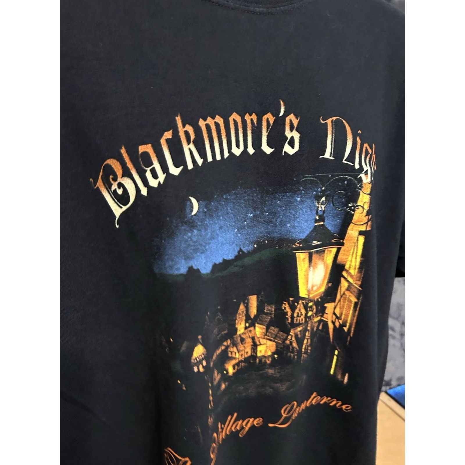 Vintage VTG Blackmore’s Night The Village Lanterne Shirt Men XL Black Short Sleeve 2006 Size US XL / EU 56 / 4 - 7 Thumbnail