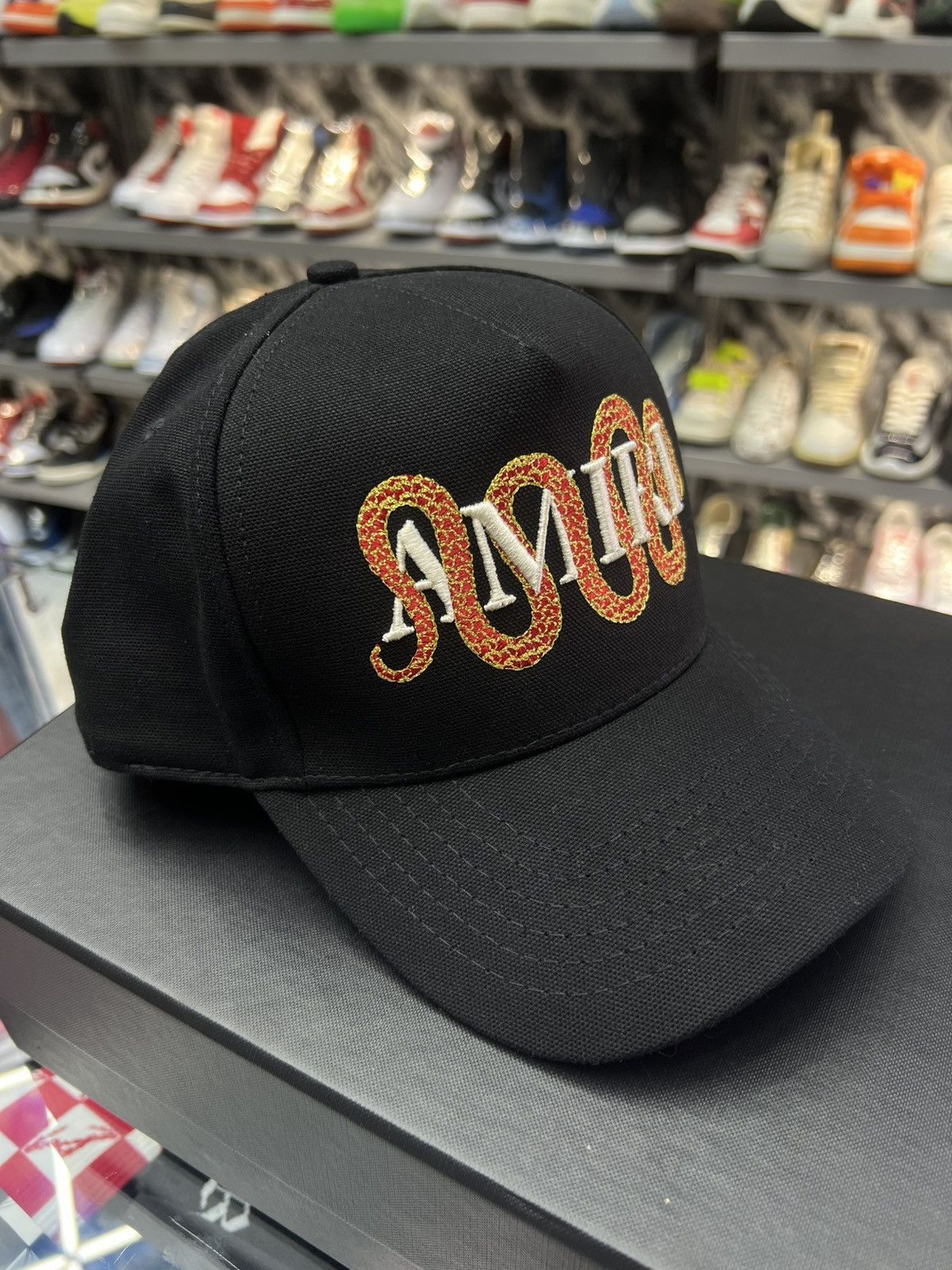 Amiri Amiri Snake Canvas Hat Size ONE SIZE - 2 Thumbnail