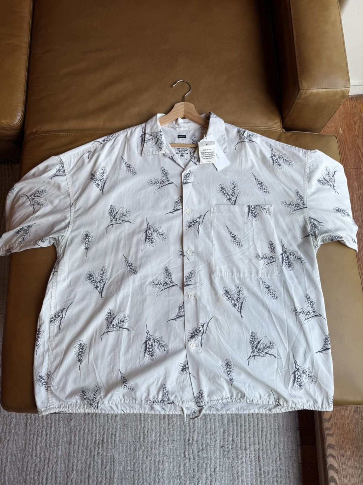 Nanamica $450 NANAMICA ECRU CAMP WIND JAPAN SHIRT XL Size US XL / EU 56 / 4 - 8 Thumbnail