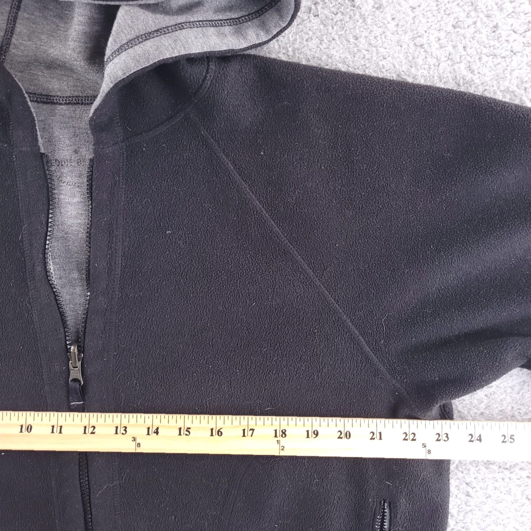 Eddie Bauer Eddie Bauer Fleece Hoodie Womens Large Black Polyester Full Zip Warm Layer Hoodie Womens Large Black Polyester Fleece Eddie Bauer Full Zip Size L / US 10 / IT 46 - 6 Thumbnail