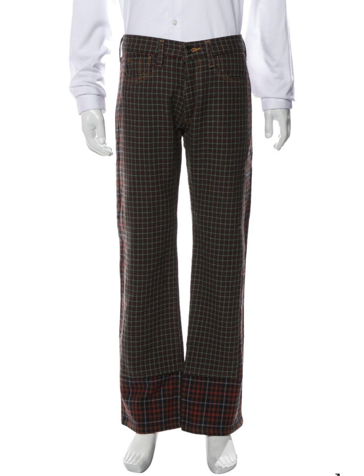 Junya Watanabe × Levi's Junya Watanabe MAN x Levi's Plaid Patchwork Pants Size US 34 / EU 50 - 1 Thumbnail