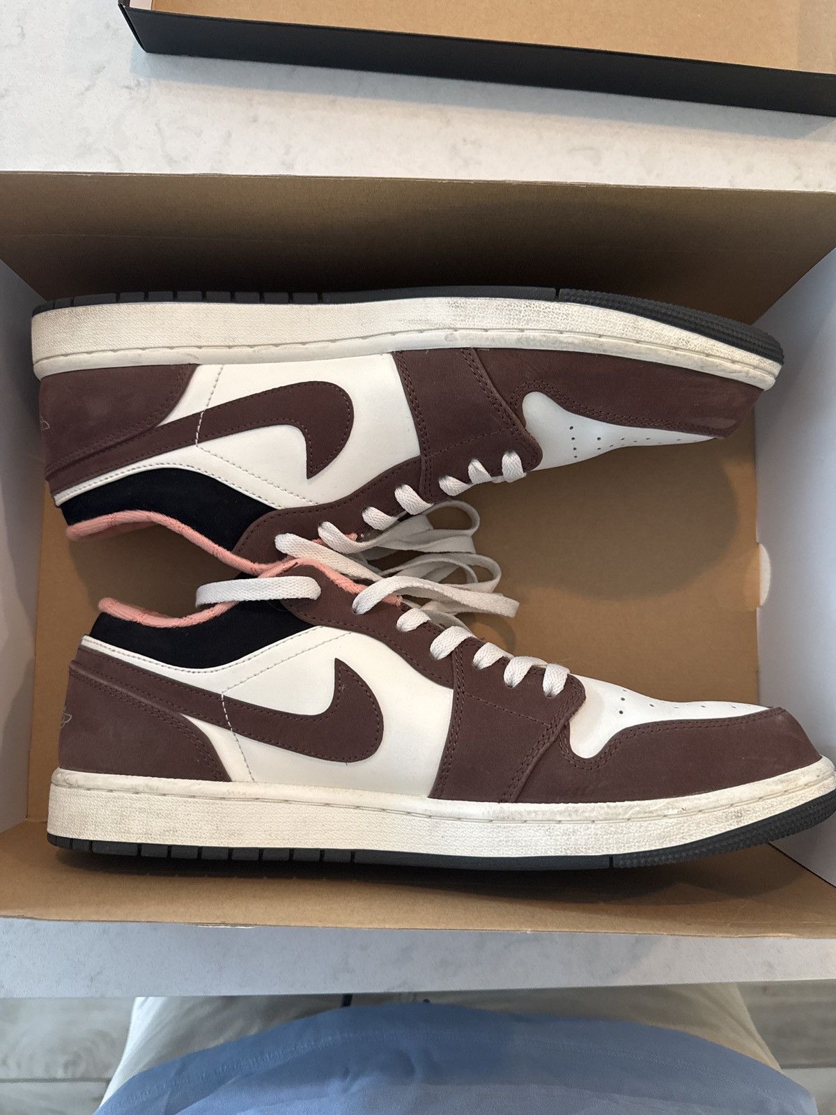 Jordan Brand × Nike Air Jordan 1 Low Mocha Size US 11.5 / EU 44-45 - 7 Thumbnail