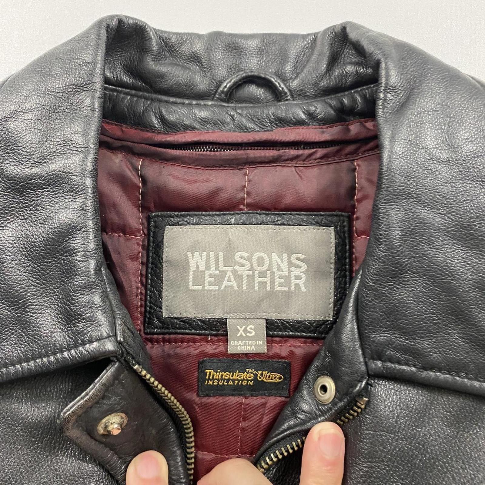 Wilsons Leather Women’s Black leather Wilson's Leather jacket Size XS / US 0-2 / IT 36-38 - 3 Thumbnail