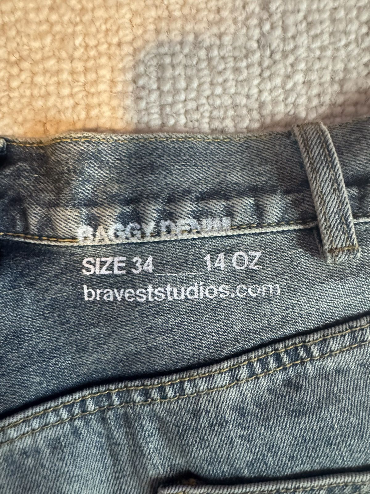 Bravest Studios Bravest Studios Blue Baggy Denim Size US 34 / EU 50 - 3 Thumbnail