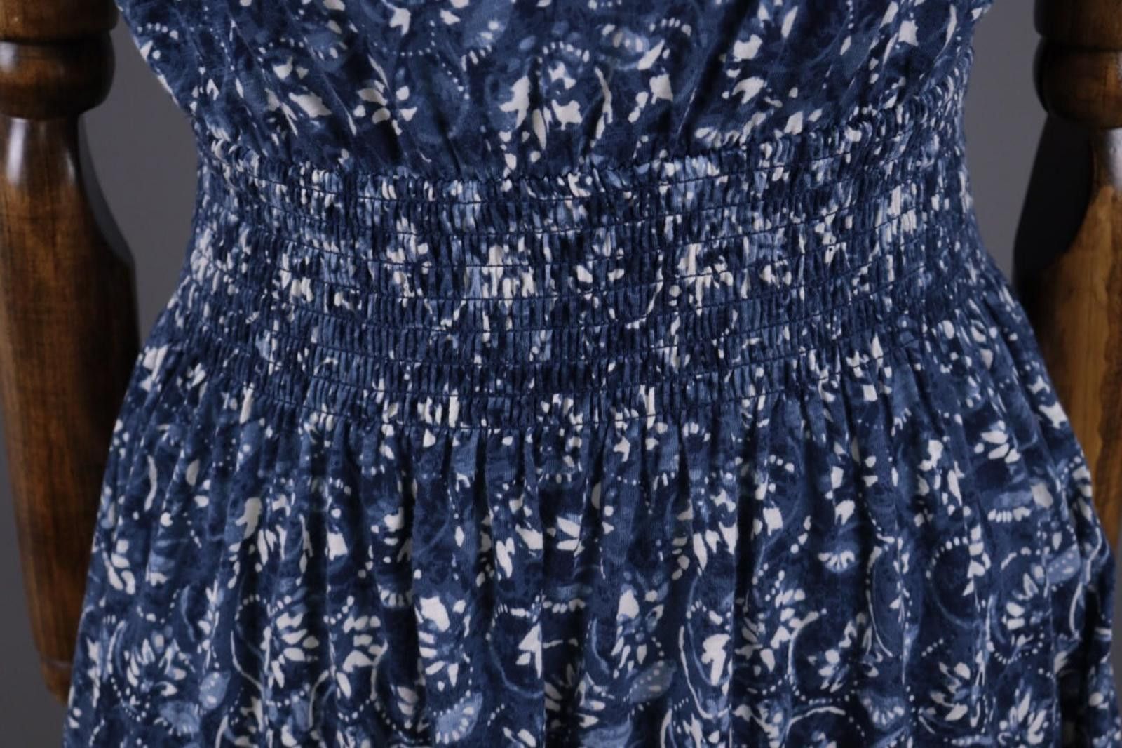 Lauren Ralph Lauren Lauren Ralph Lauren Blue Floral Blouse Short Dress Size 4 Size S / US 4 / IT 40 - 3 Thumbnail
