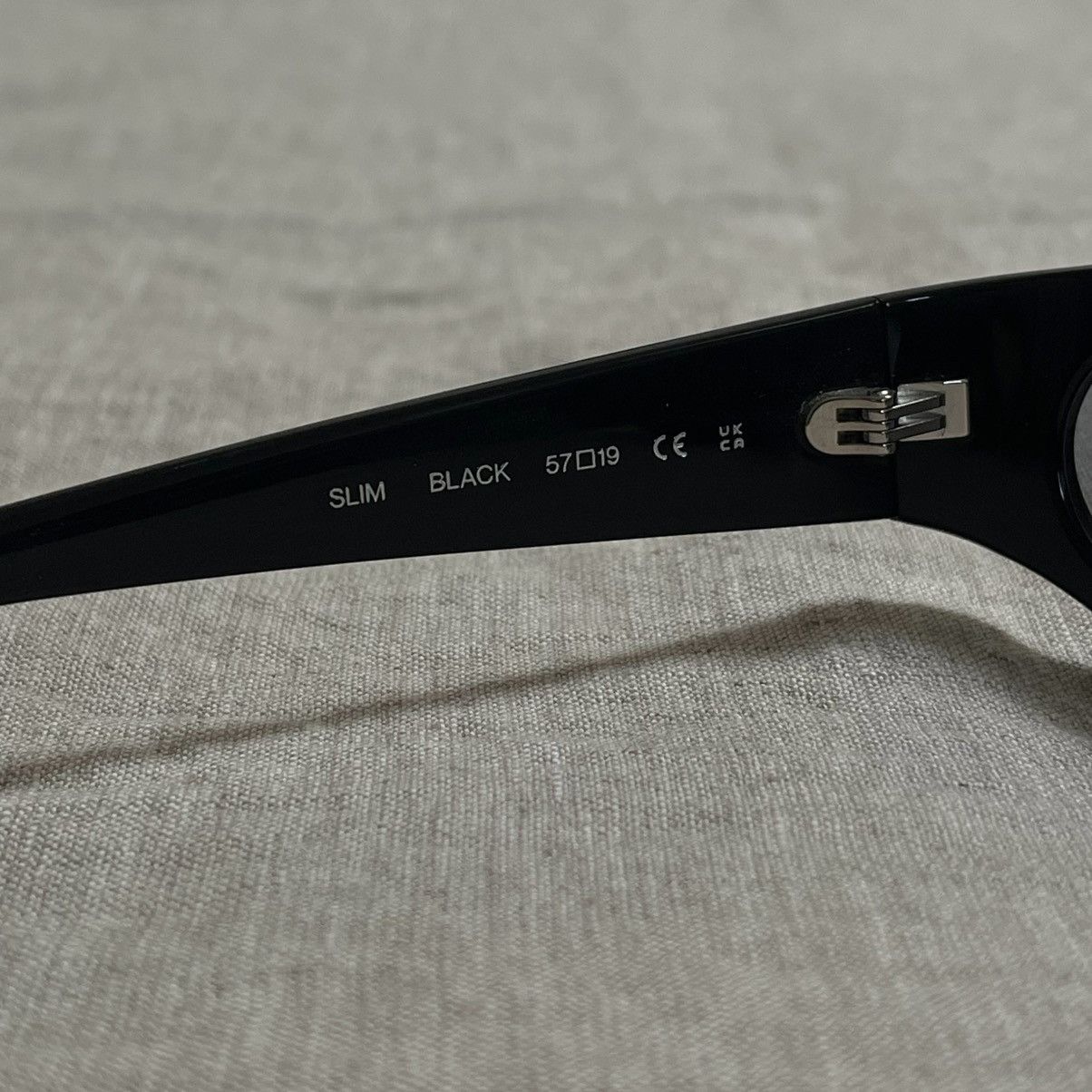 CHIMI CHIMI - Black Slim Sunglasses - Lab 23 Size ONE SIZE - 11 Thumbnail