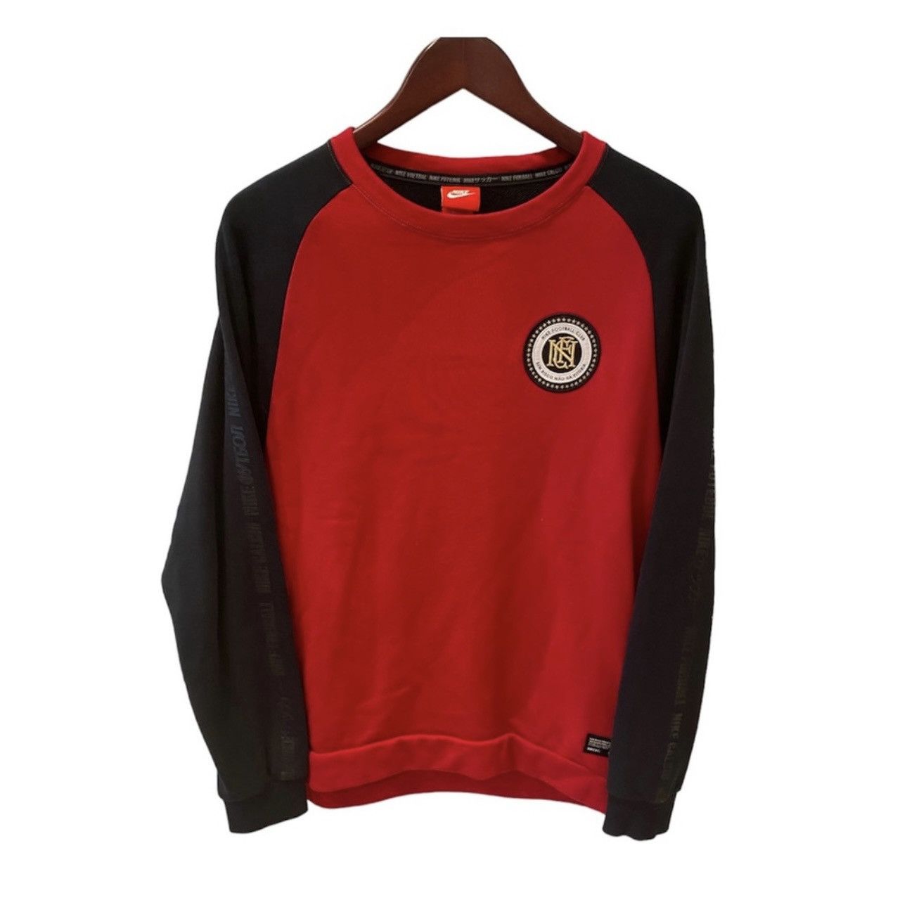 Nike Nike FC Football Club Sweatshirt Soccer Red Black S Size US S / EU 44-46 / 1 - 4 Thumbnail
