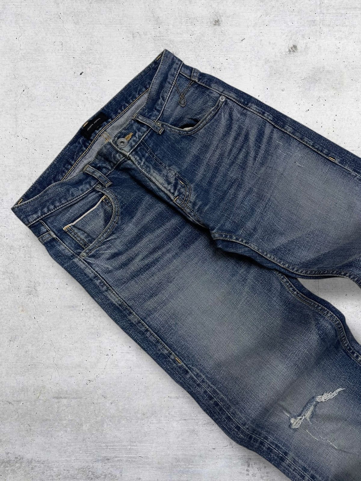 JOSEPH HOMME VINTAGE JOSEPH HOMME DISTRESSING CUT OG DESIGN DENIM 90S Size US 29 - 7 Thumbnail