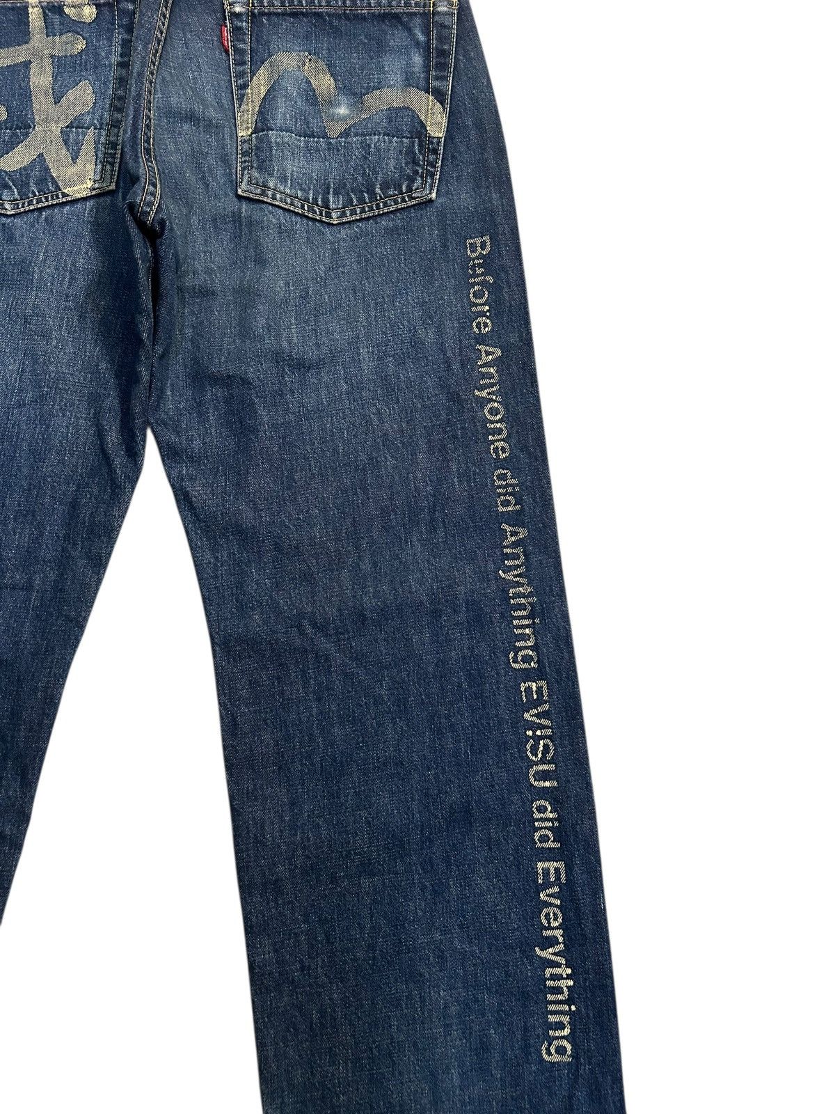 Japanese Brand × Kapital × Vintage Vintage EVISU SELVEDGE MADE IN JAPAN Denim Jeans Size US 30 / EU 46 - 5 Thumbnail