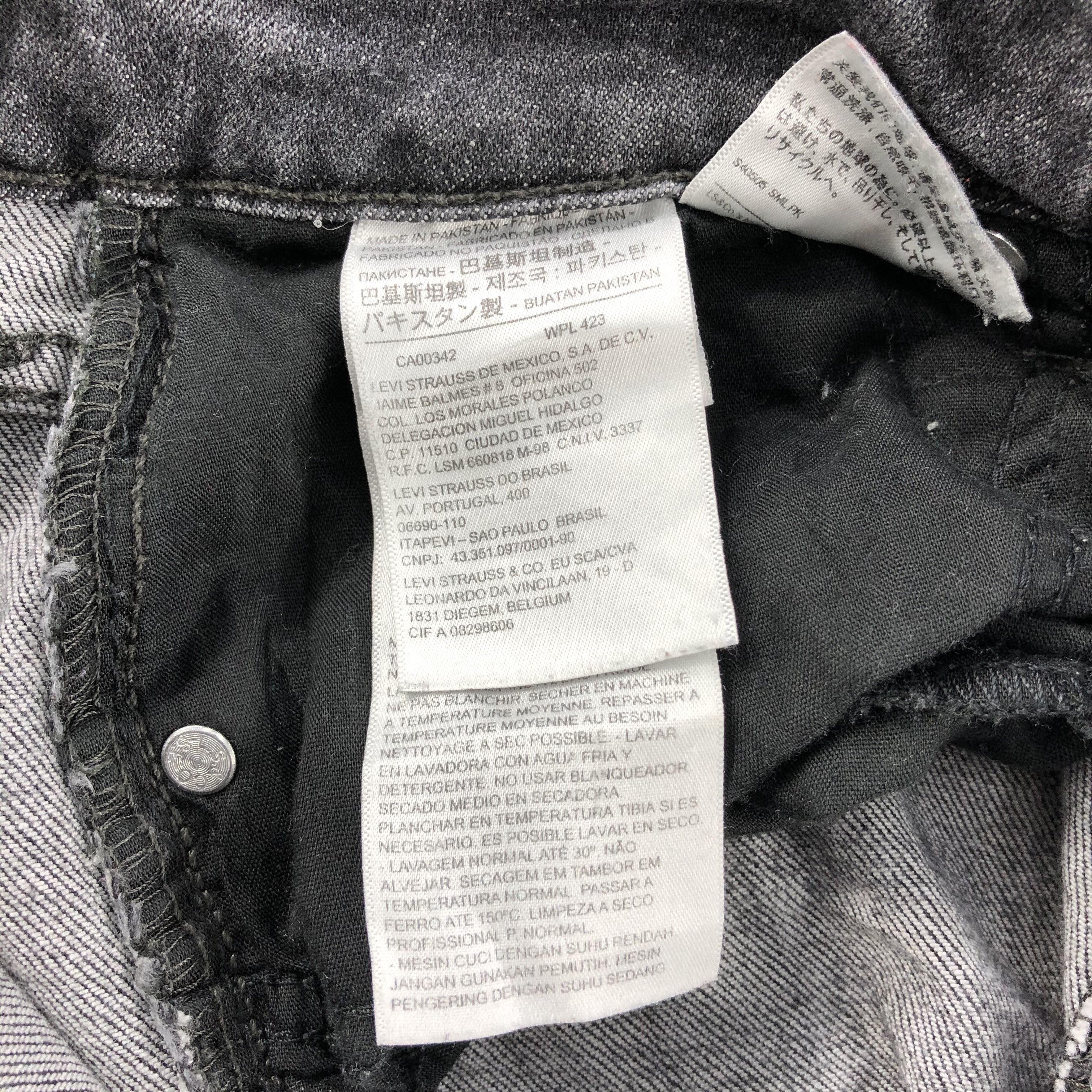 Levi's × Vintage Vintage Distress Black Levis Jeans-JM1481 Size US 28 / EU 44 - 10 Thumbnail