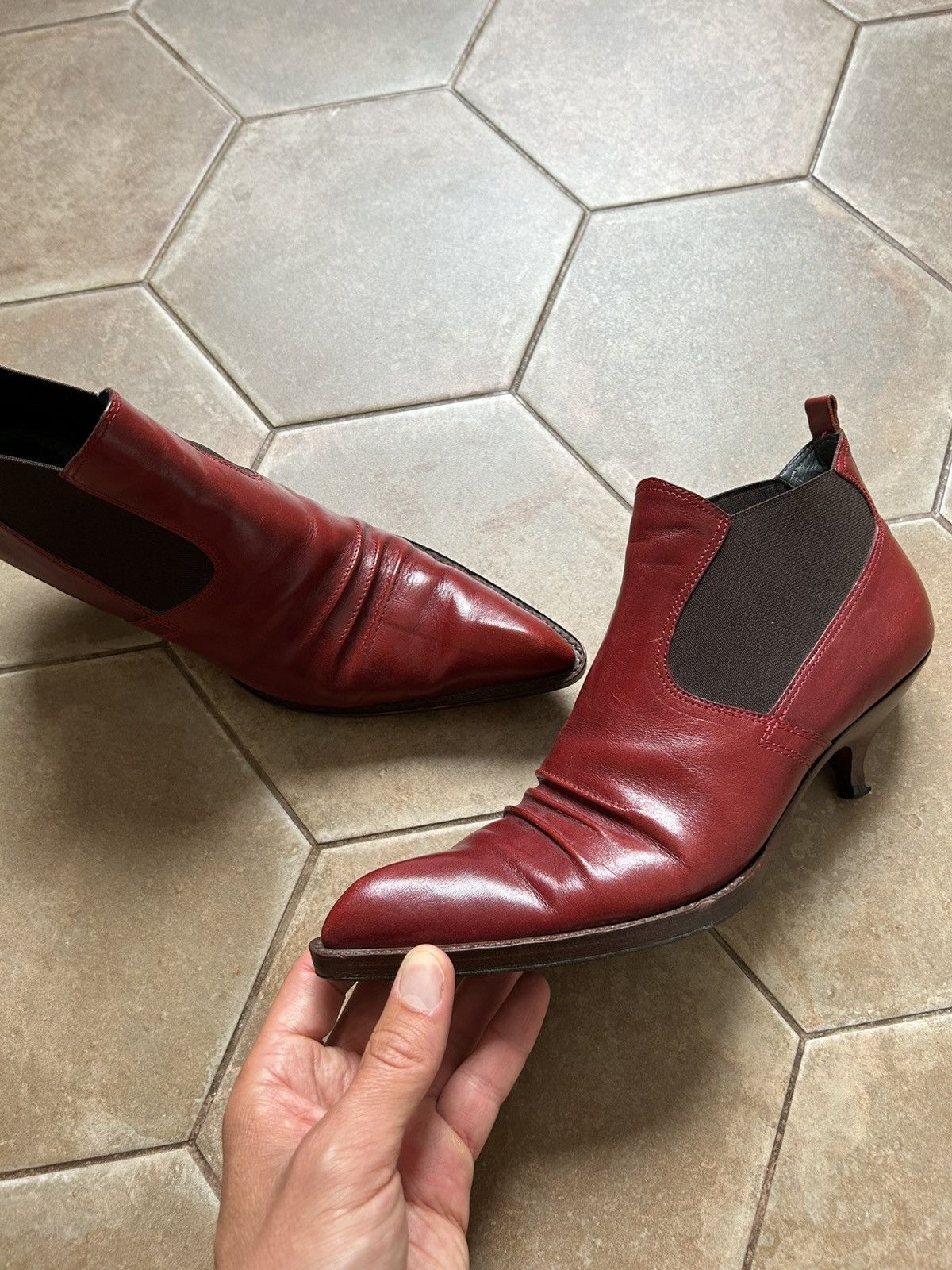 Miu Miu Miu Miu y2k Vintage Heels leather Size US 7 / IT 37 - 3 Thumbnail